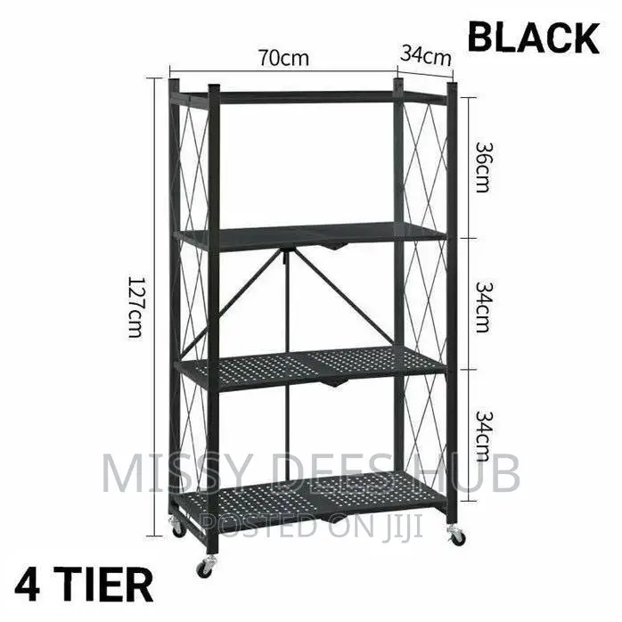 4 Layer Foldable Storage Rack