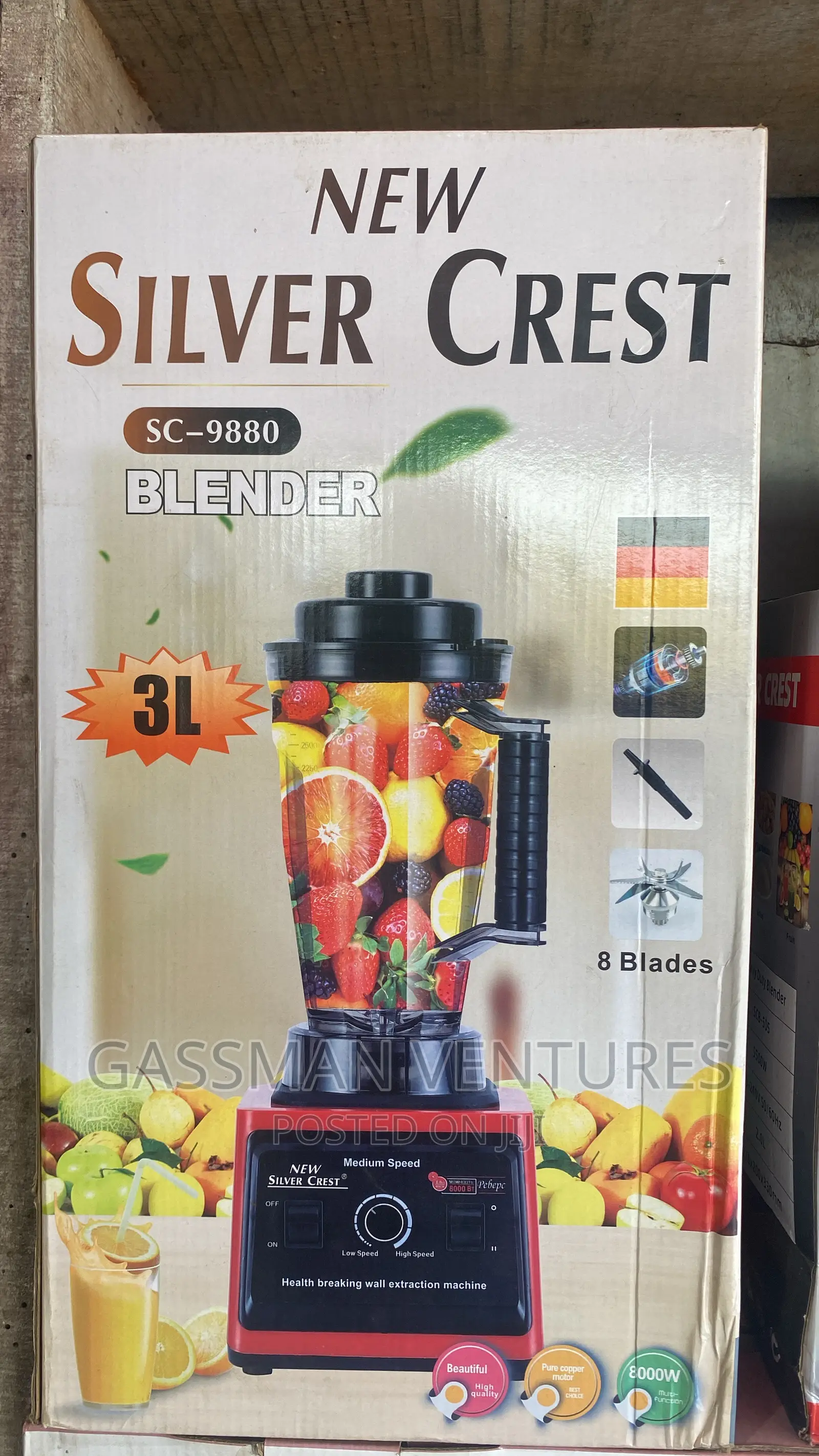3L Silver Crest Premium Blender