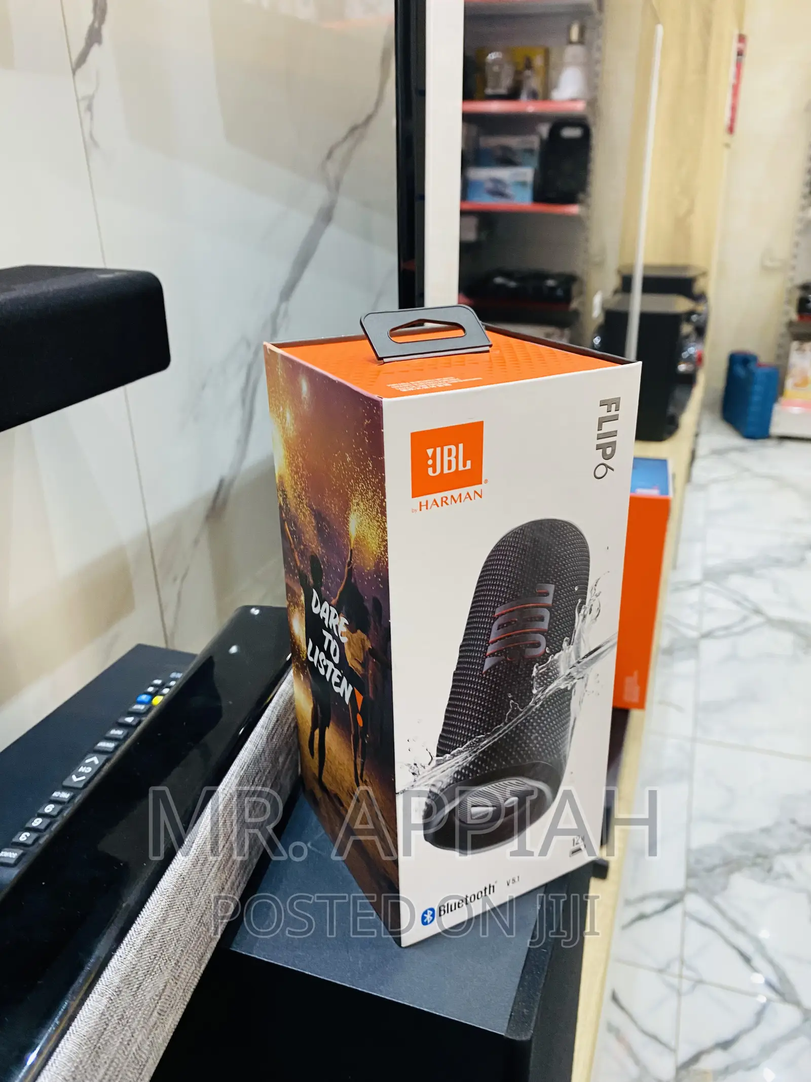 Newly JBL Flip 6 Rechargeable Bluetooth Speaker,Black