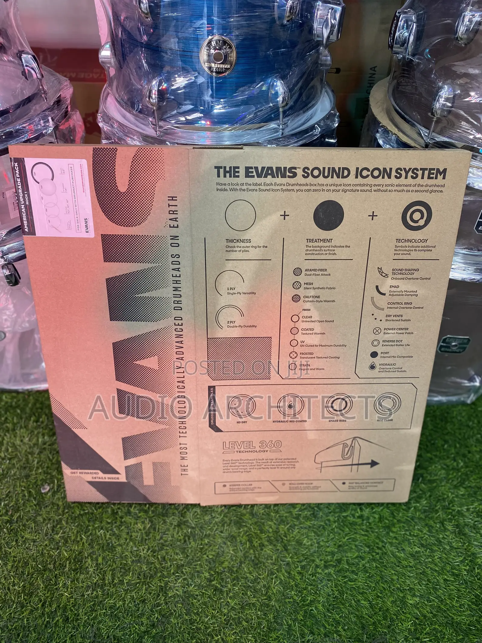 Evans Drumhead Evans Sound Icon System