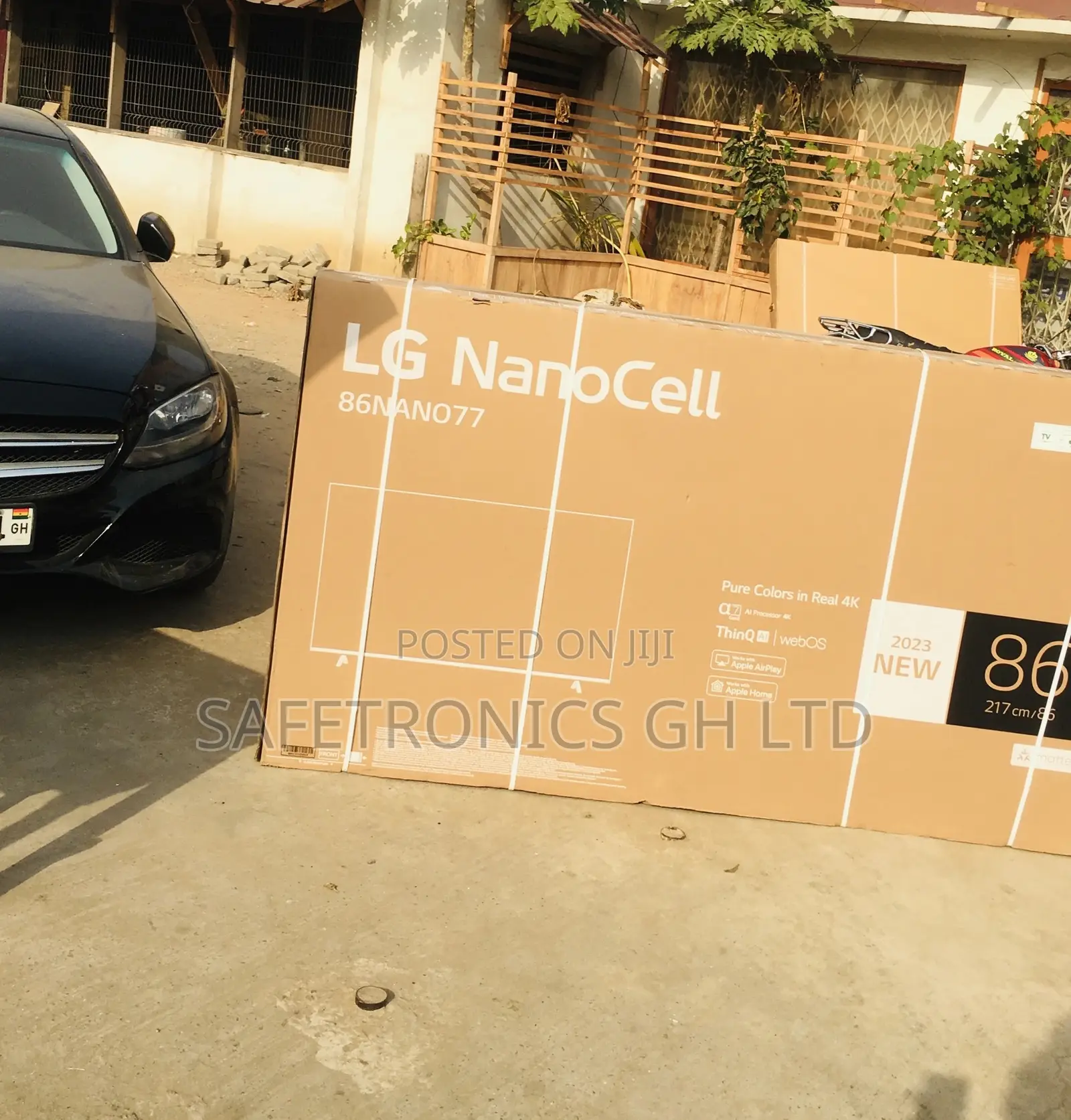 Nano77 Smart UHD Glossy LG Electric 86 Inches Black LED