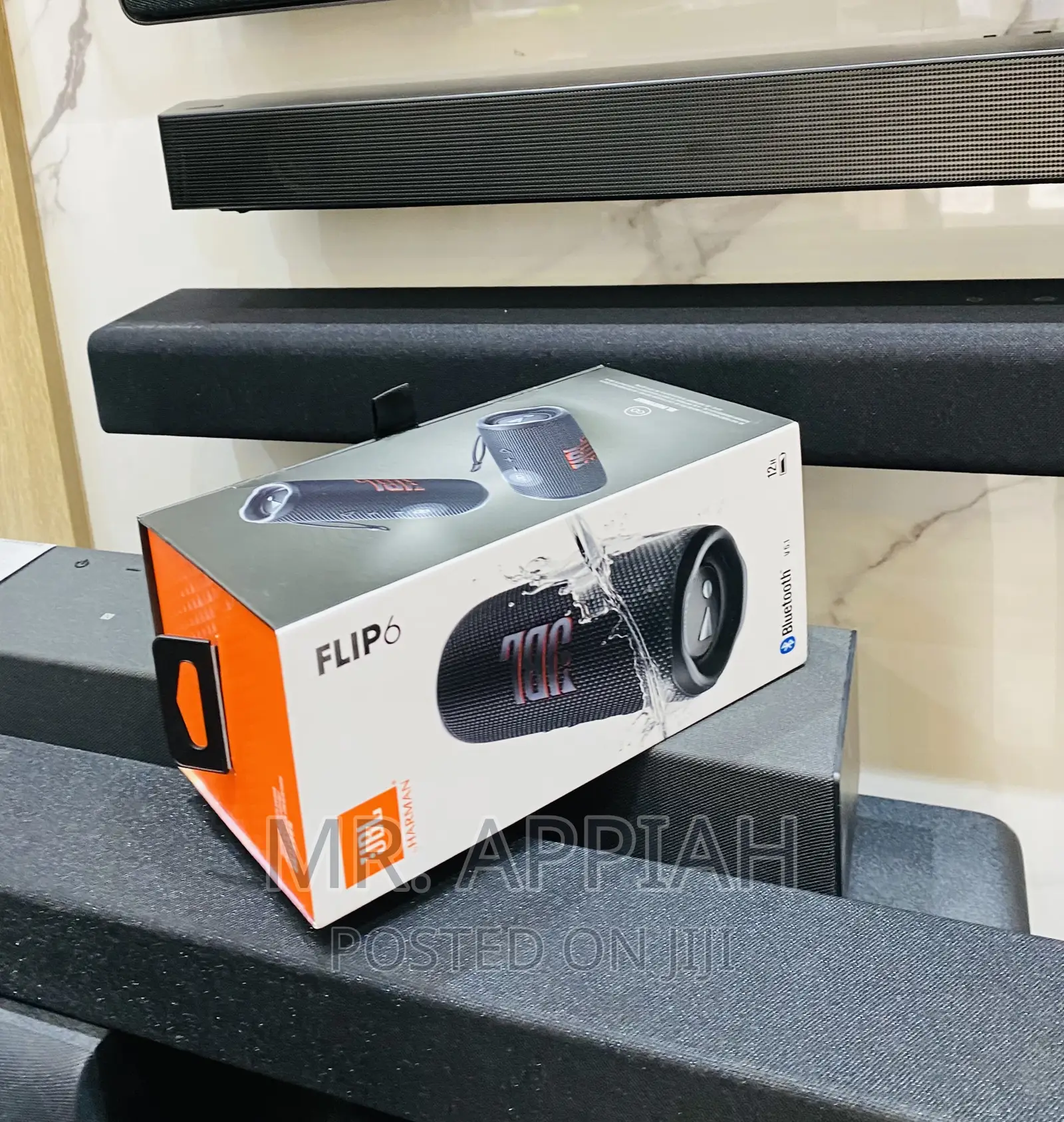 Shop Affordable JBL Flip 6 Rechargeable Speaker(Black).