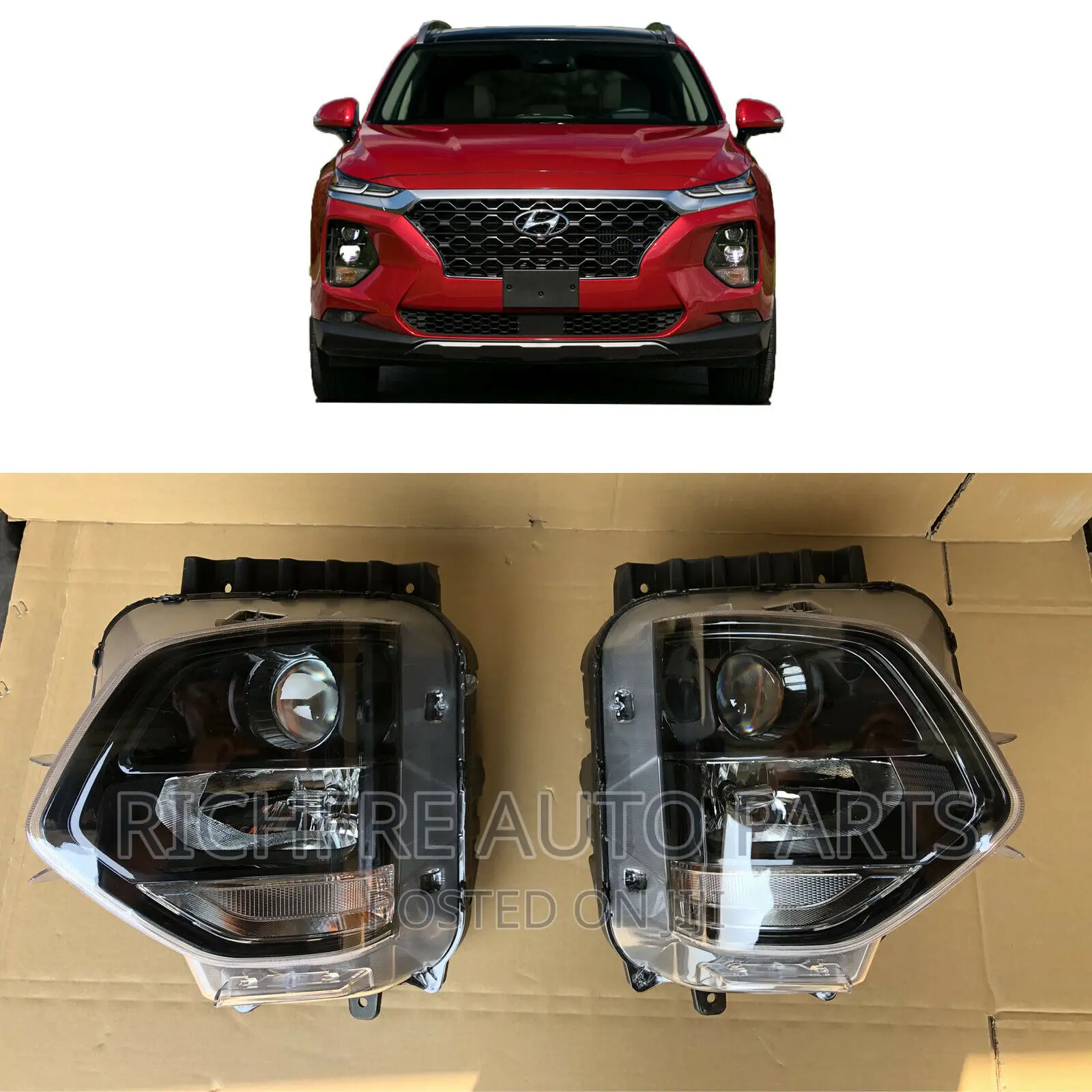 Hyundai Santa Fe 2019/2020/2021 Headlight