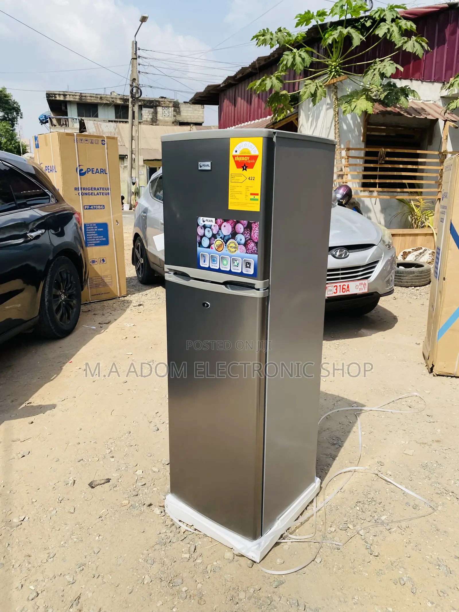 Buy Authentic Pearl PF-270 Ix Double Door Electric Fridge 