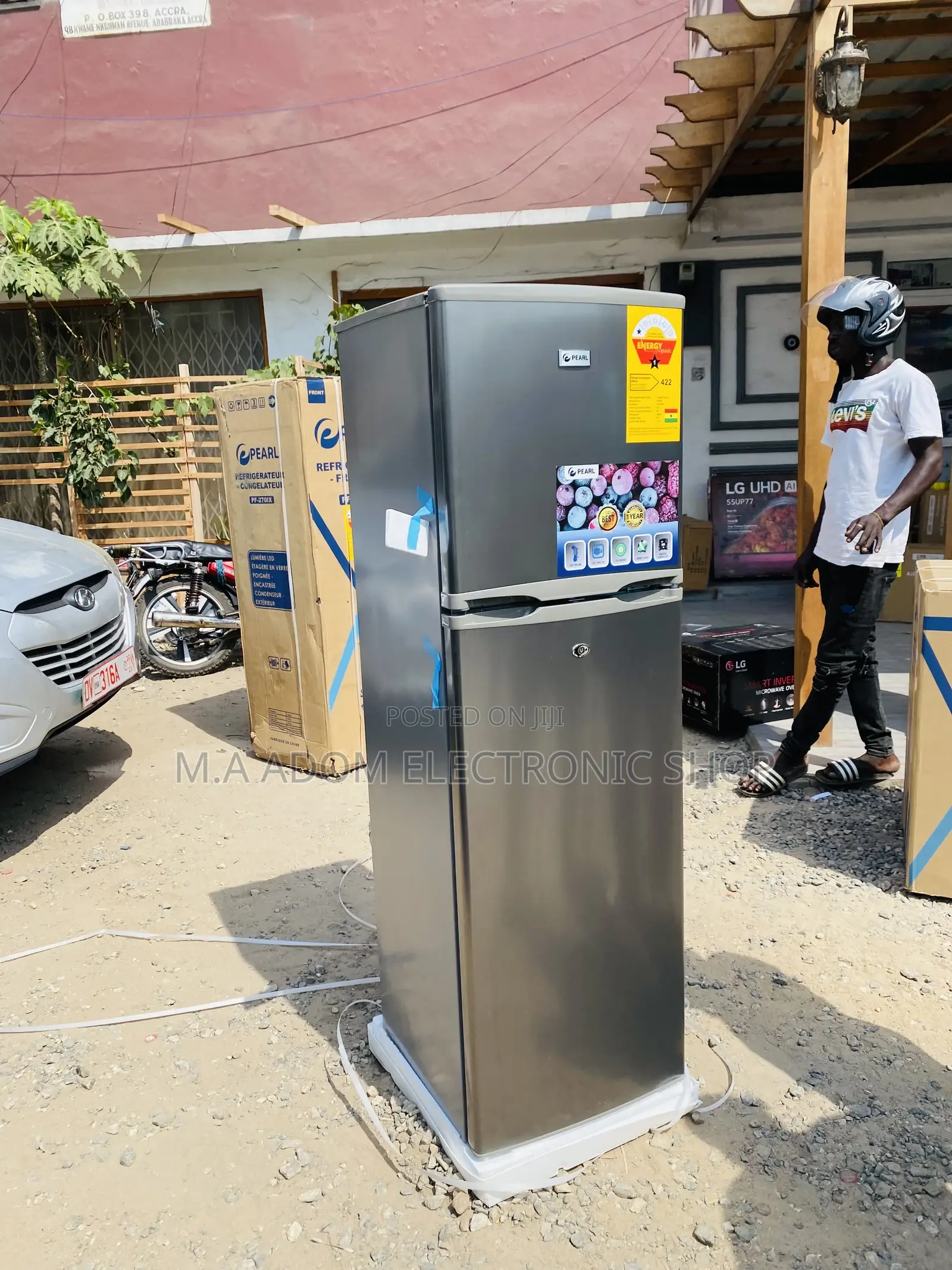 Buy Affordable Pearl PF-270 Ix Double Door Electric Fridge 