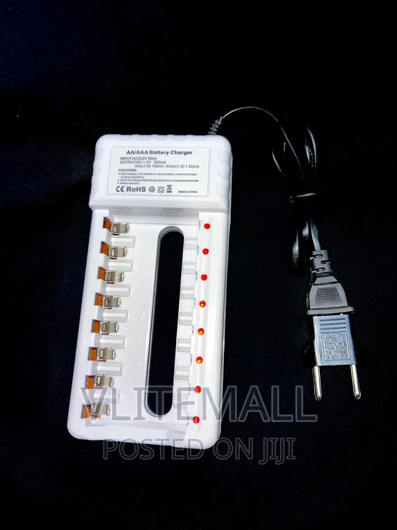 8slots Intelligent Charger for AA/AAA Batteries
