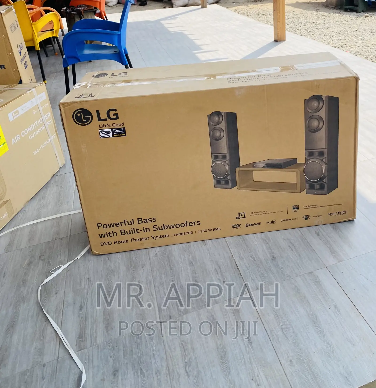 Brand New LG LHD 687 Bluetooth Home Theatre System(Black).