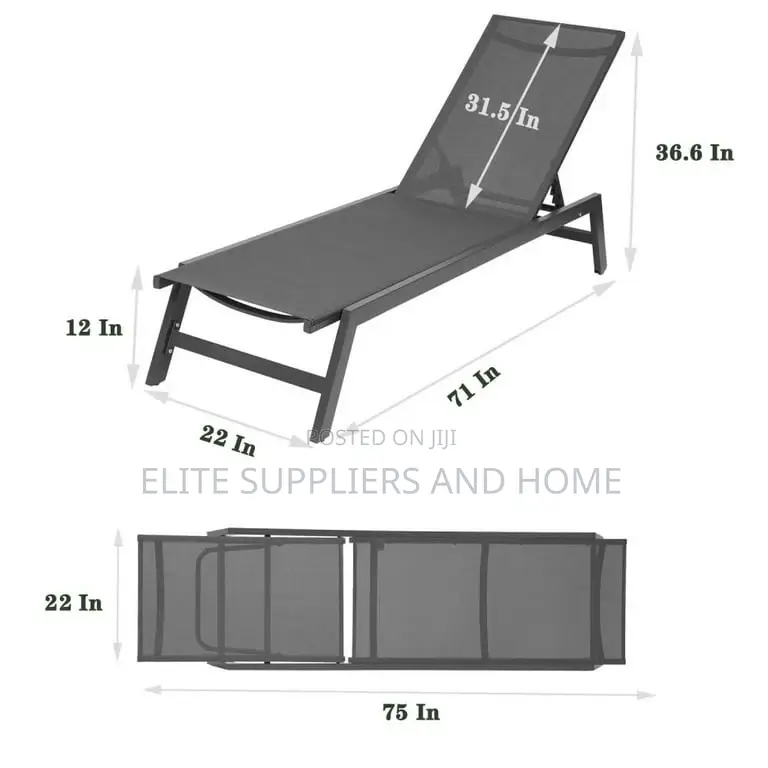Lounge Chairs for Patio Beach Yard Poo