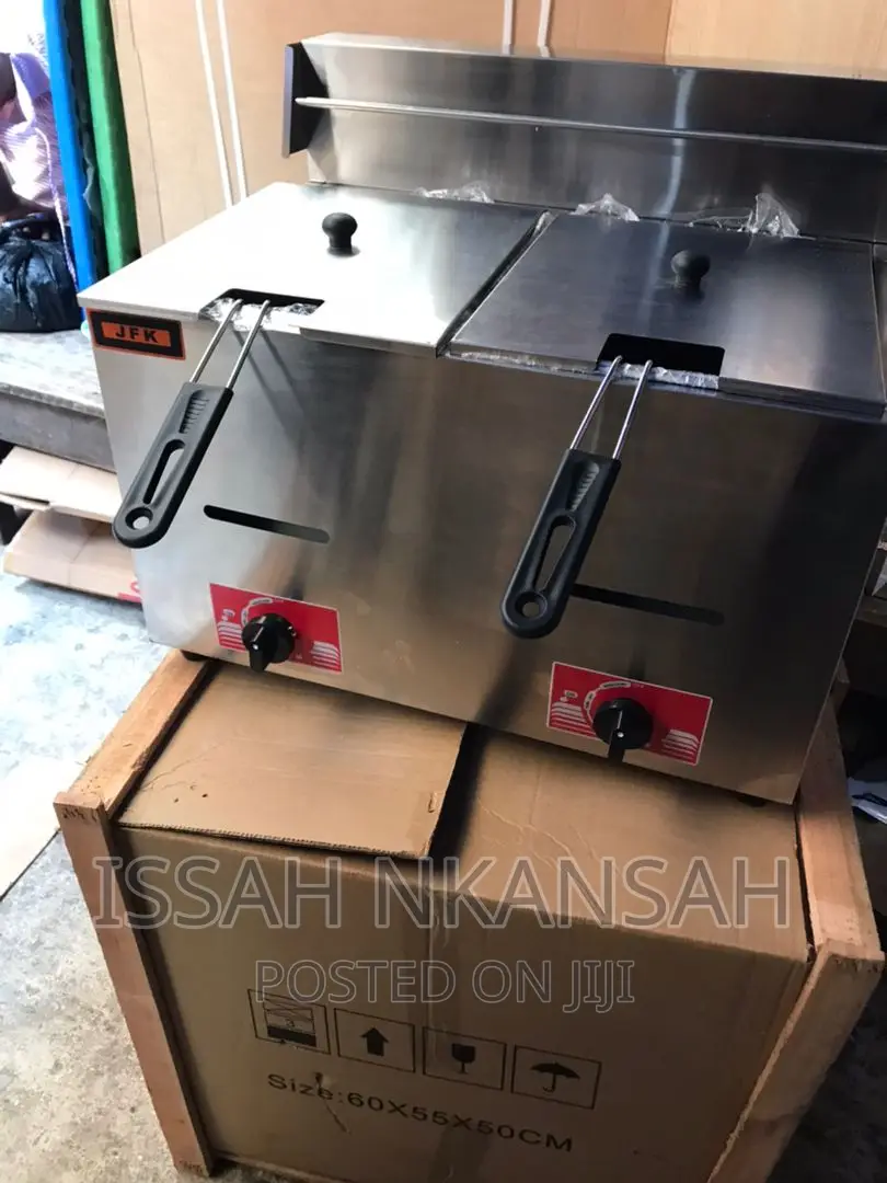 Gas Deep Fryer Double Tank
