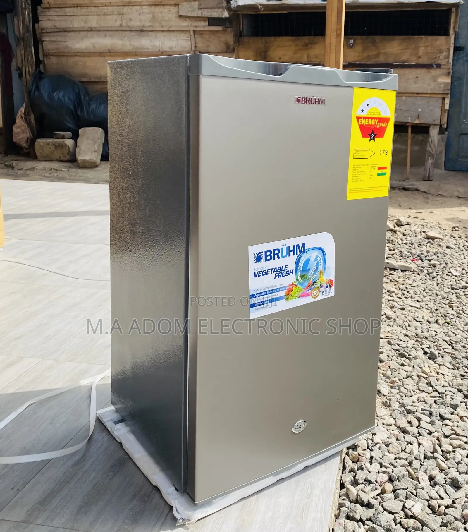Shop Affordable Bruhm 86ltr Single Door Refrigerator 