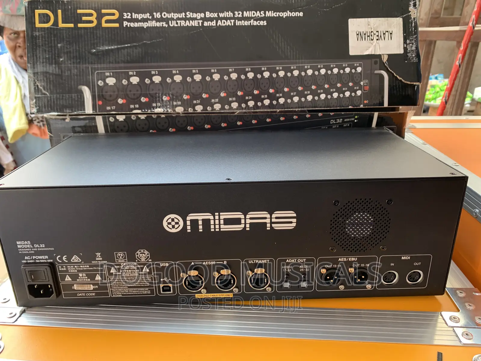 Midas Dl32(32input/16output) Stagebox