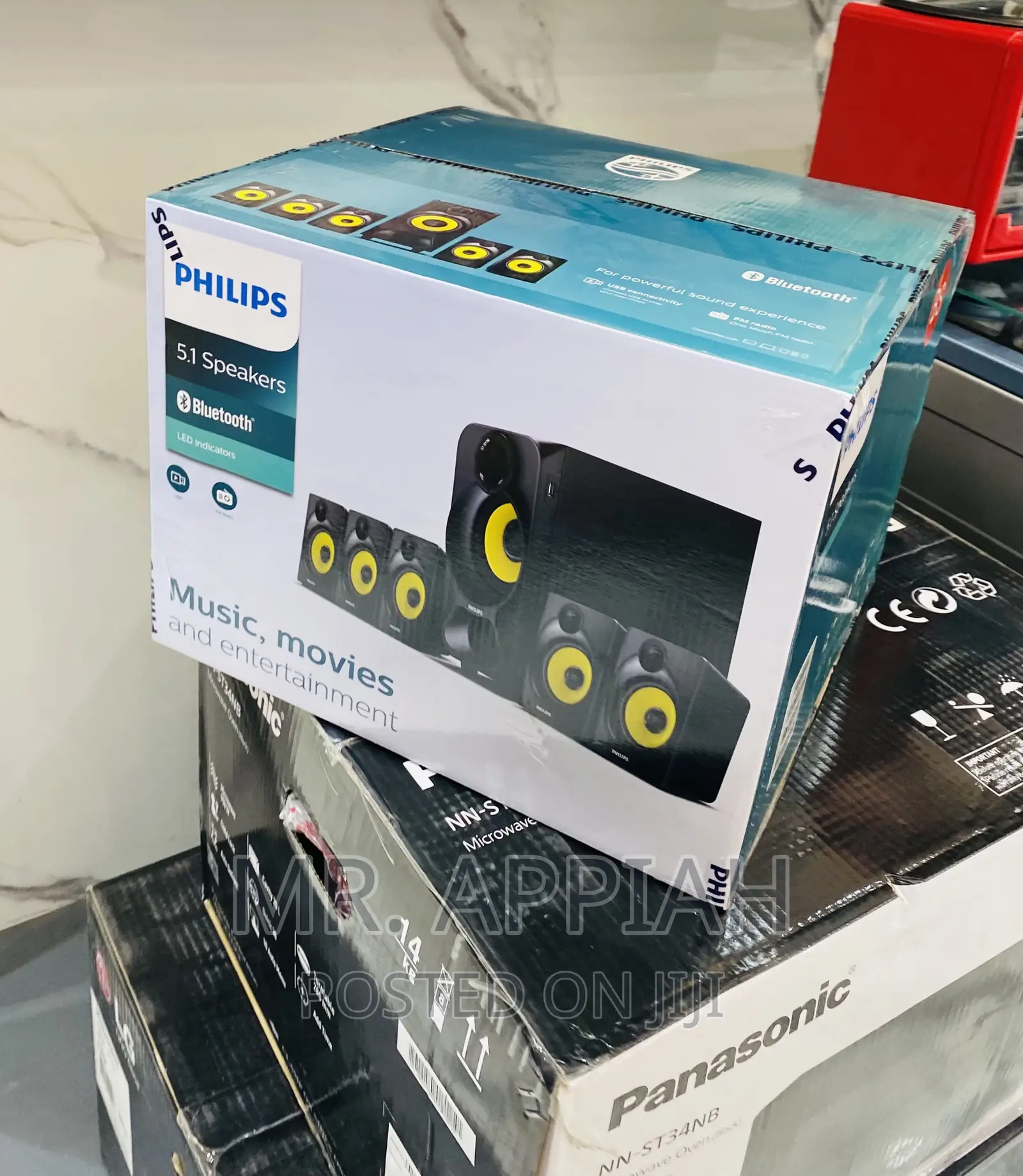 Brand New Philips Bluetooth Home Theater System(Black).