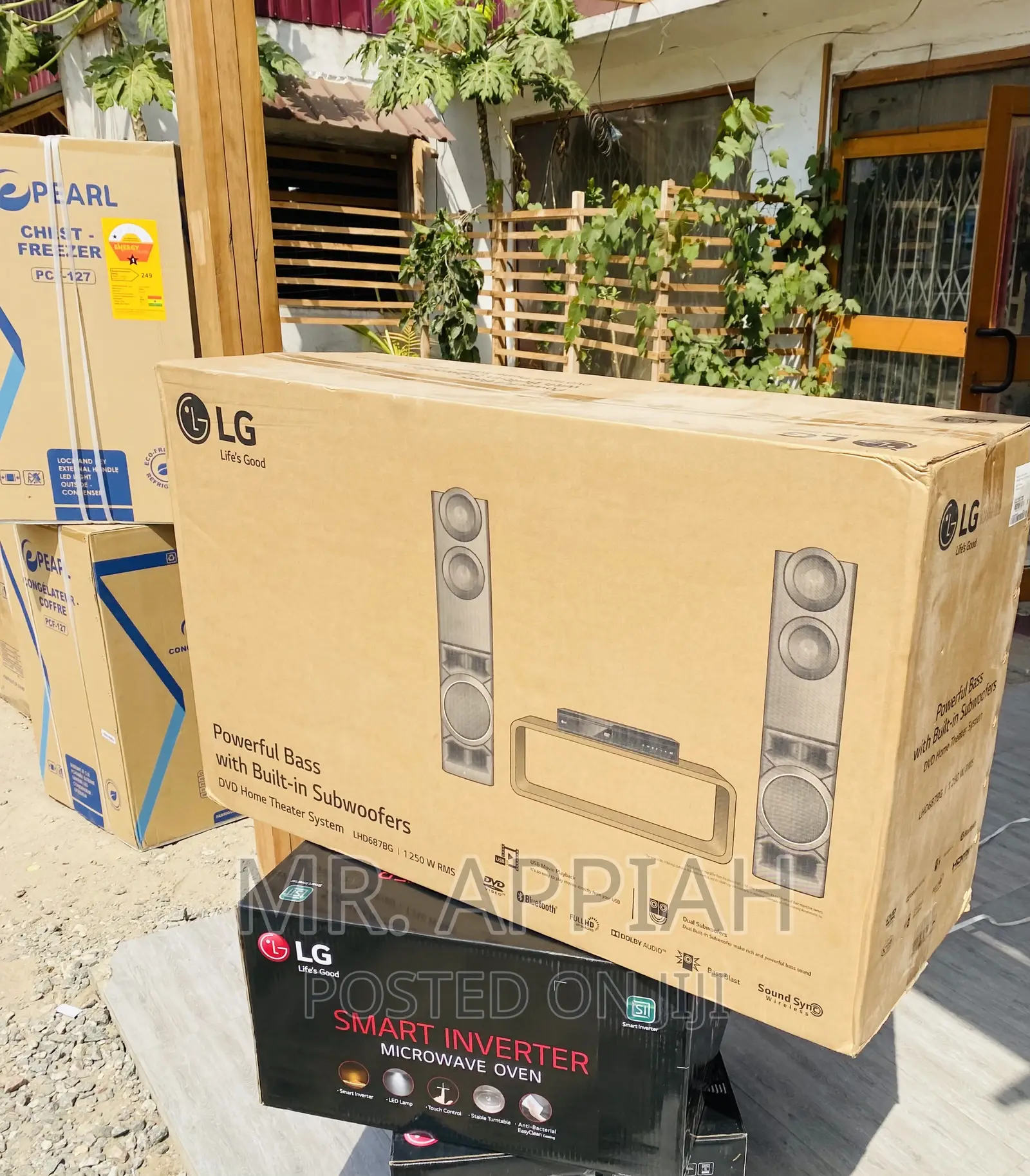 Shop Adorable LG LHD 687 Bluetooth Home Theatre(Black)