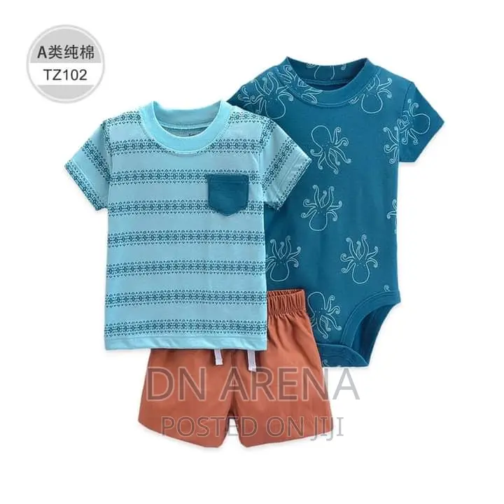 Baby Girl and Boy 3pcs Outfit