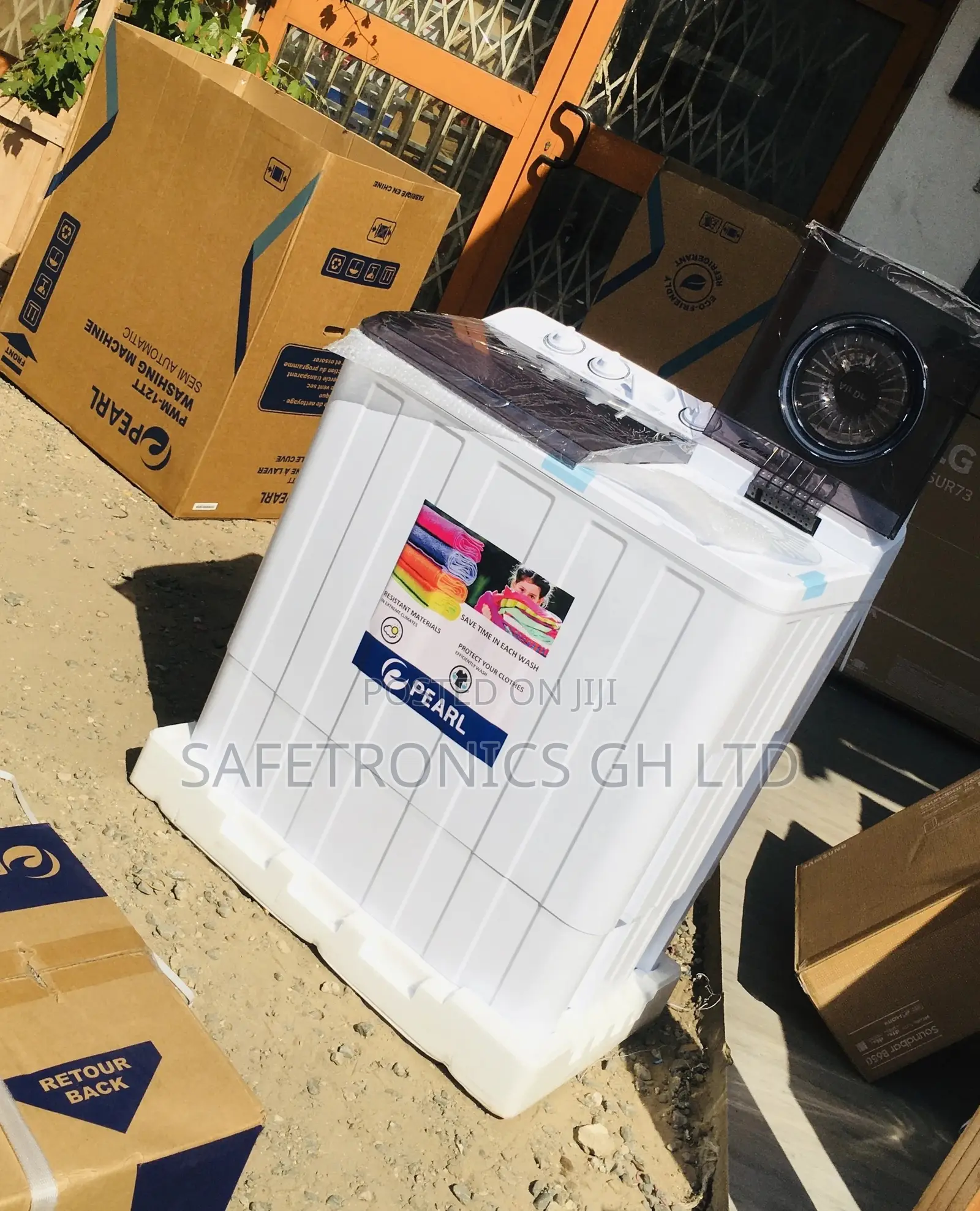 Washingmachine Topload Semiautomatic 12kg Pearl Electric