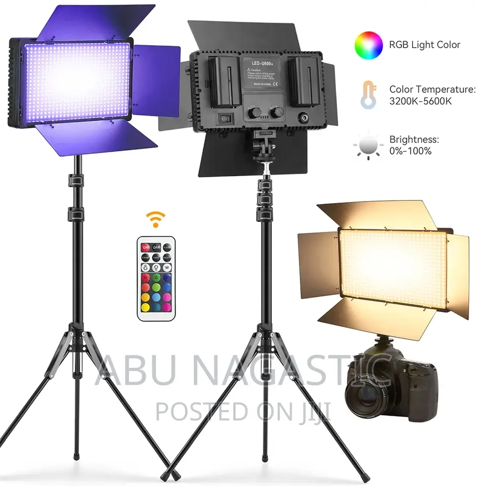 U600 Rgb Camera Studio Video Led Light