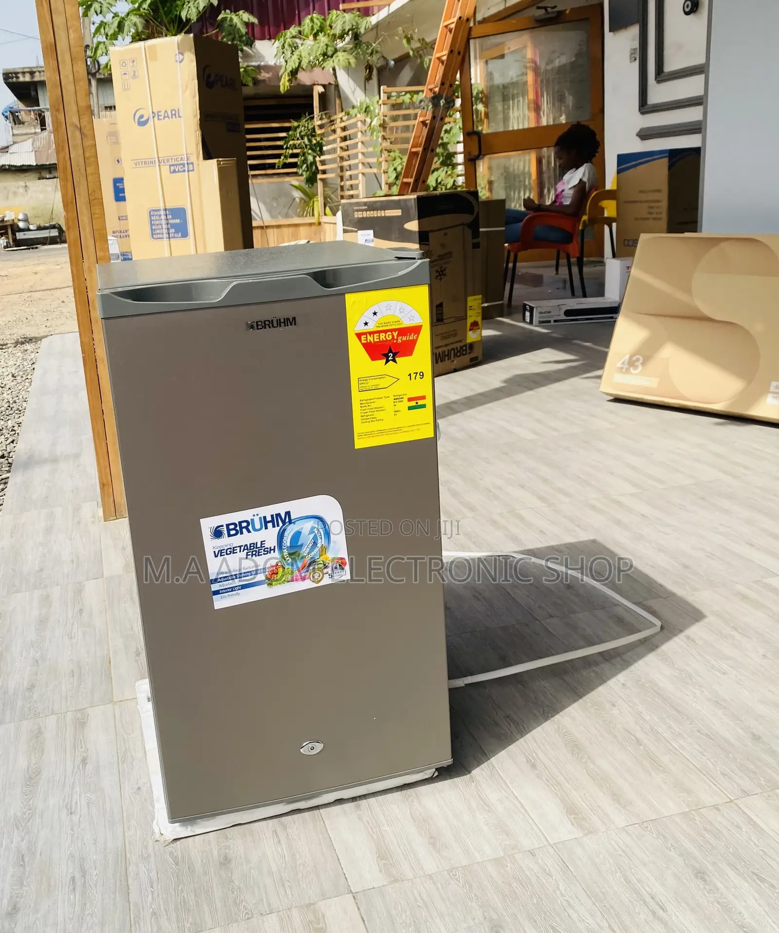 Extremely Cooling Bruhm Single Door Electric Fridge.