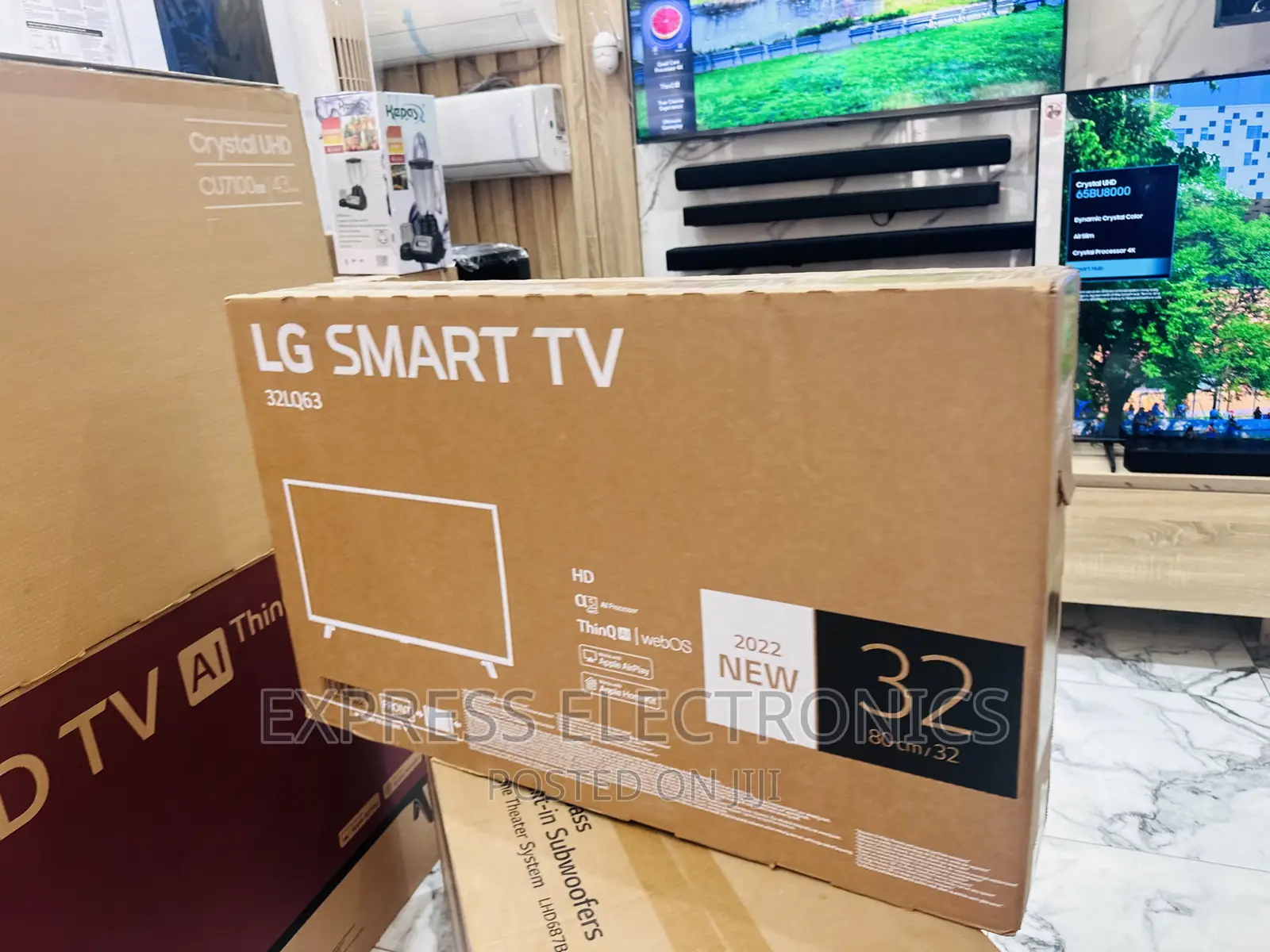 LG (32”) FHD Smart Glossy LED Screen Tv 
