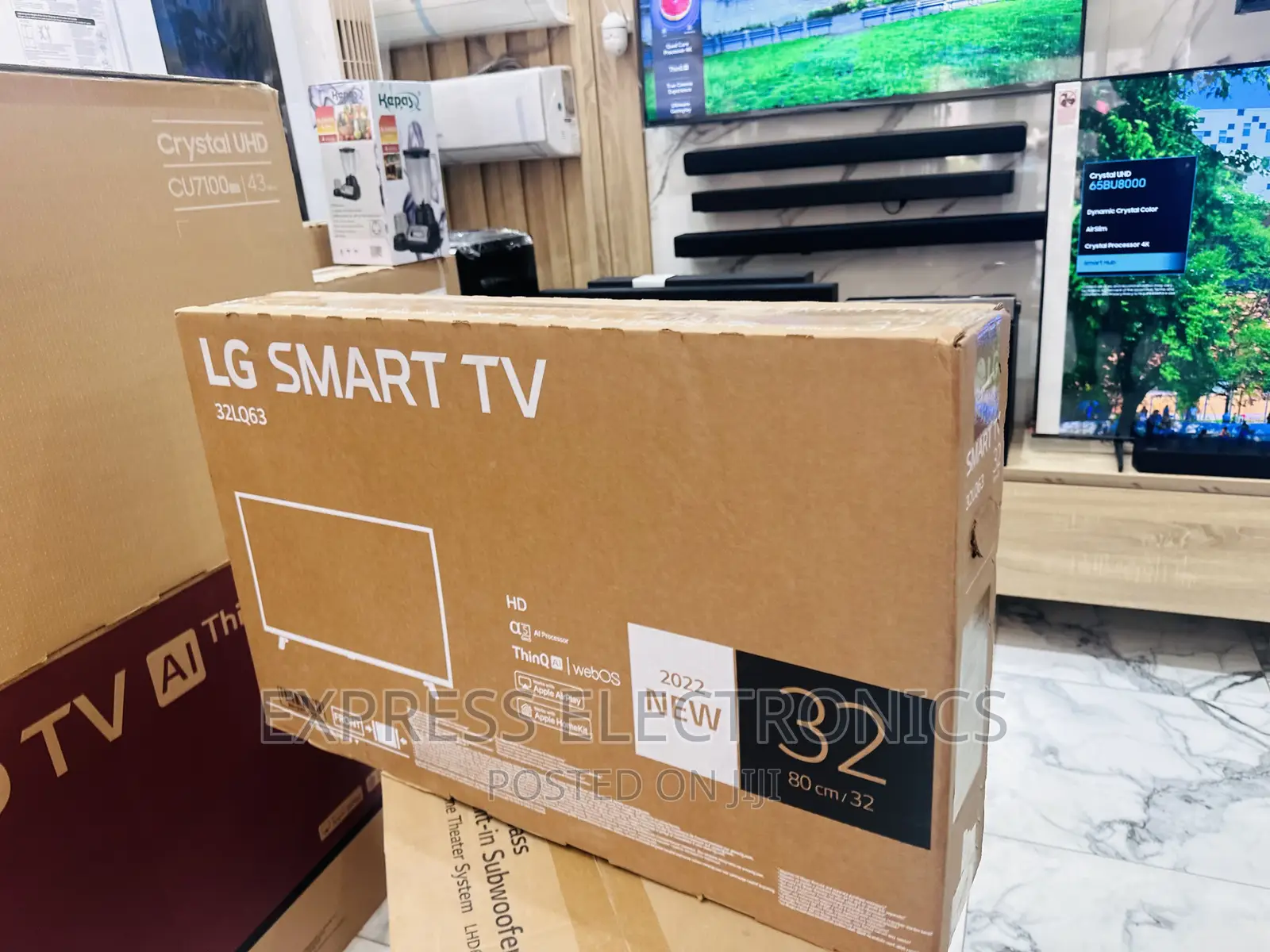 LG (32”) FHD Smart Glossy LED Screen Tv 