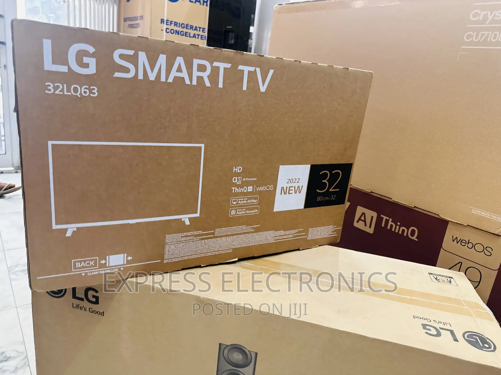 32”LM630 FHD Smart Lg Tv Glossy Black