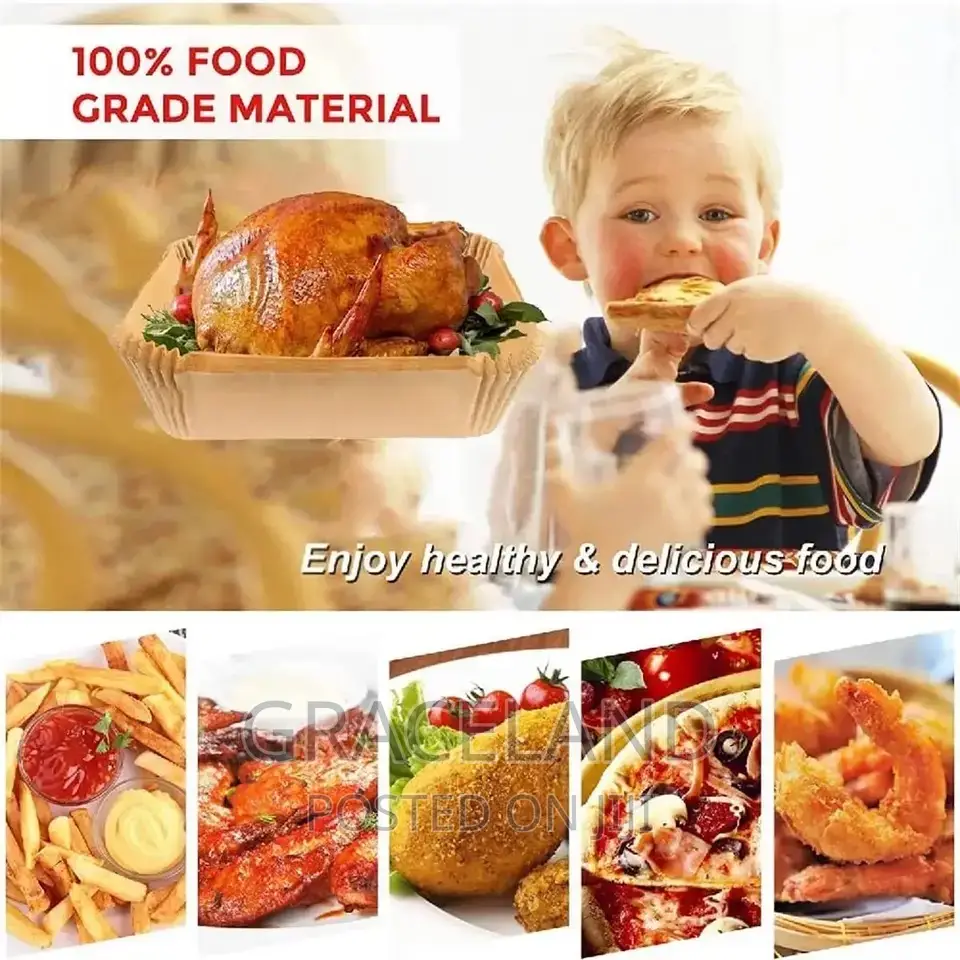 Original 10pcs Air Fryer Non-Stick Disposable Paper Liner