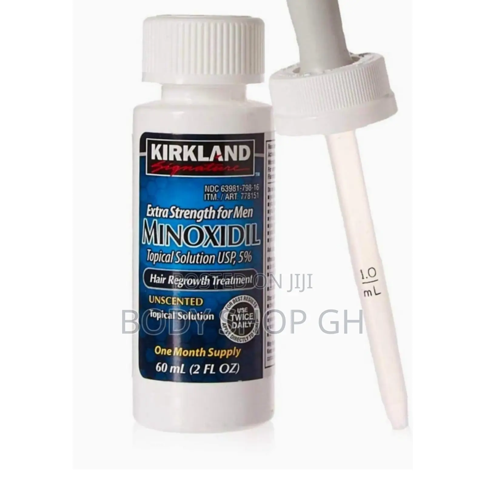 Kirkland Minoxidil 5% for Beard, Hairline and Baldness