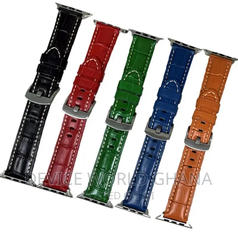 Ktusu Hybrid Leather+Silicone Strap 4 Apple Watche Series1-9