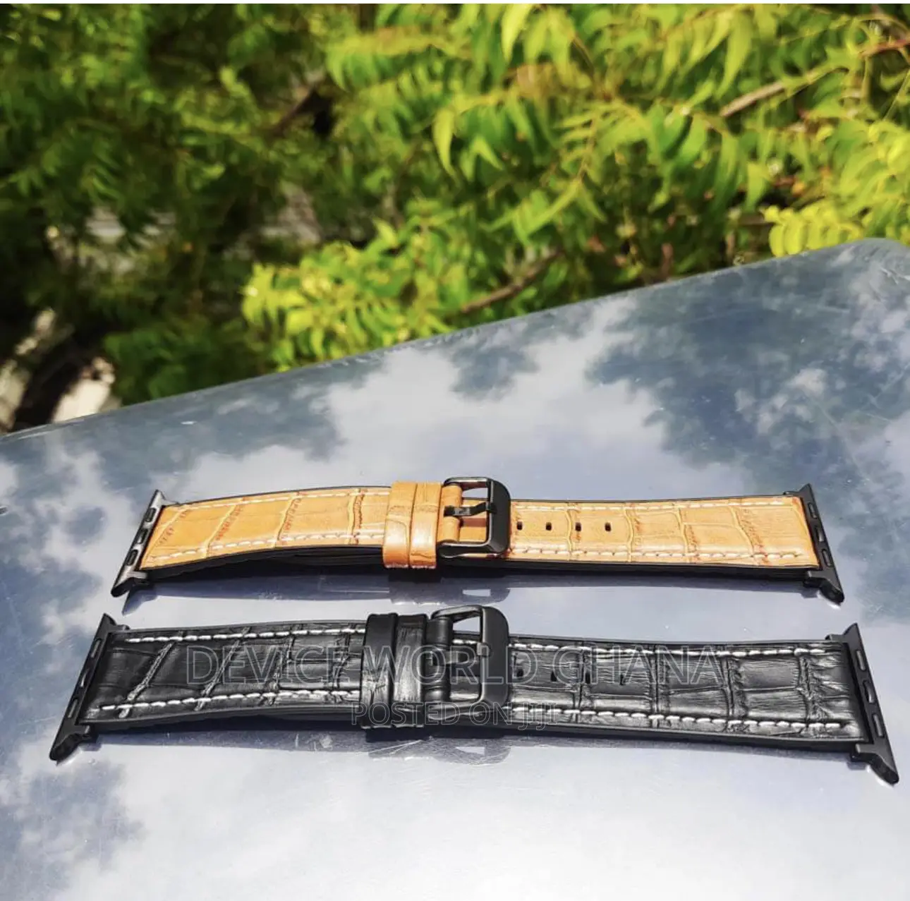 Ktusu Hybrid Leather+Silicone Strap 4 Apple Watche Series1-9