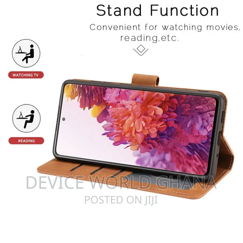 Ss Leather Flip Case for Samsung S23fe Note10 Note8/9