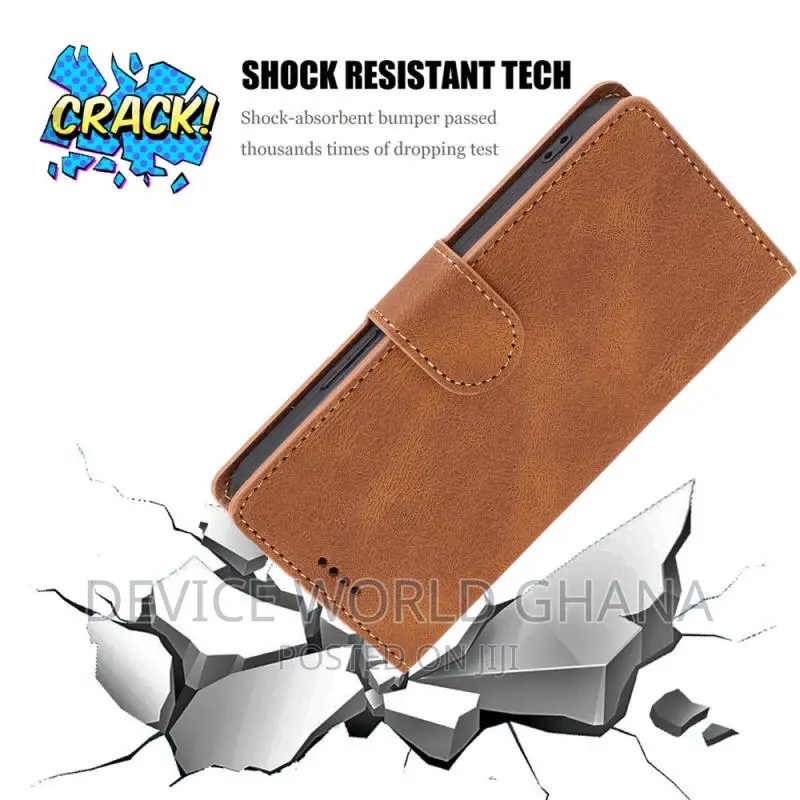 Ss Leather Flip Case for Samsung S23fe Note10 Note8/9