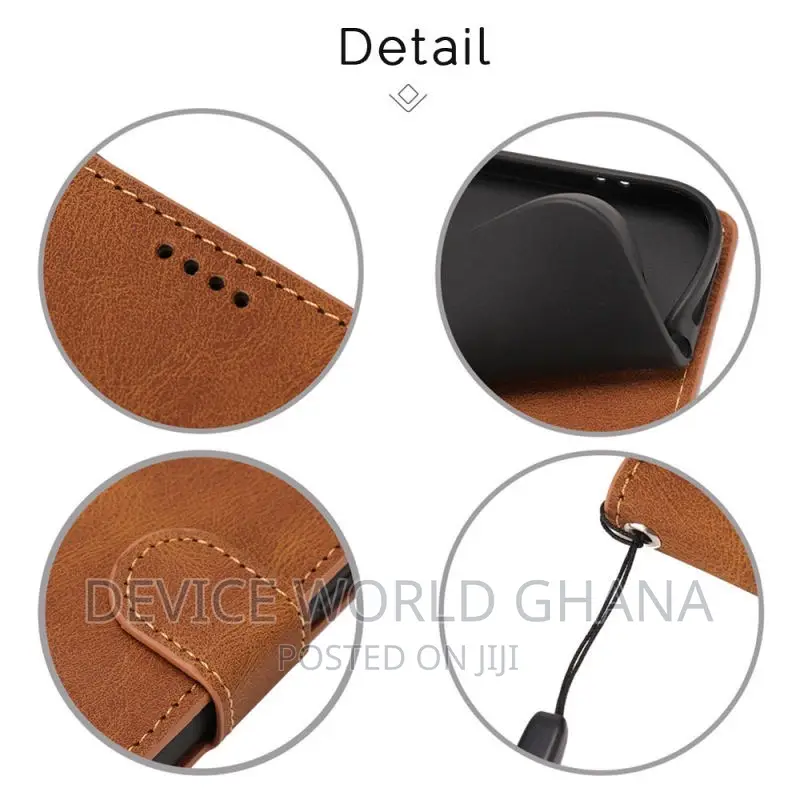 Ss Leather Flip Case for Samsung S23fe Note10 Note8/9