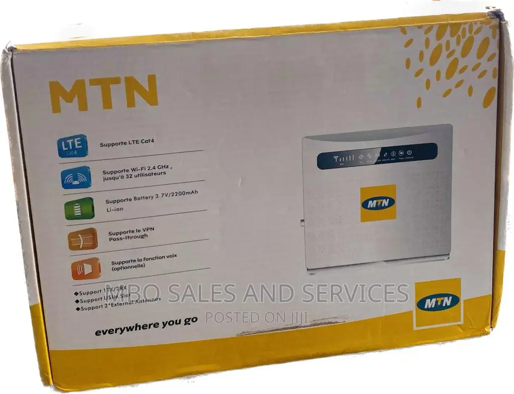 MTN CPE P21 Universal 4G Router - Turbonet Supported