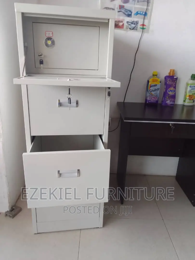 Metal Cabinet With Safe