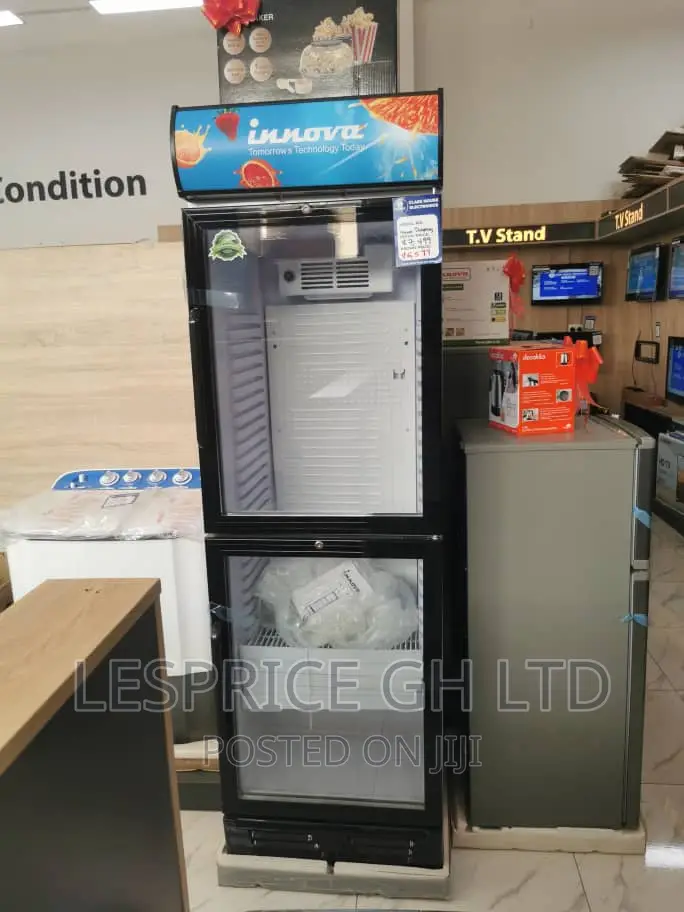 Innova Double Door Display Fridge 450L Fantastic