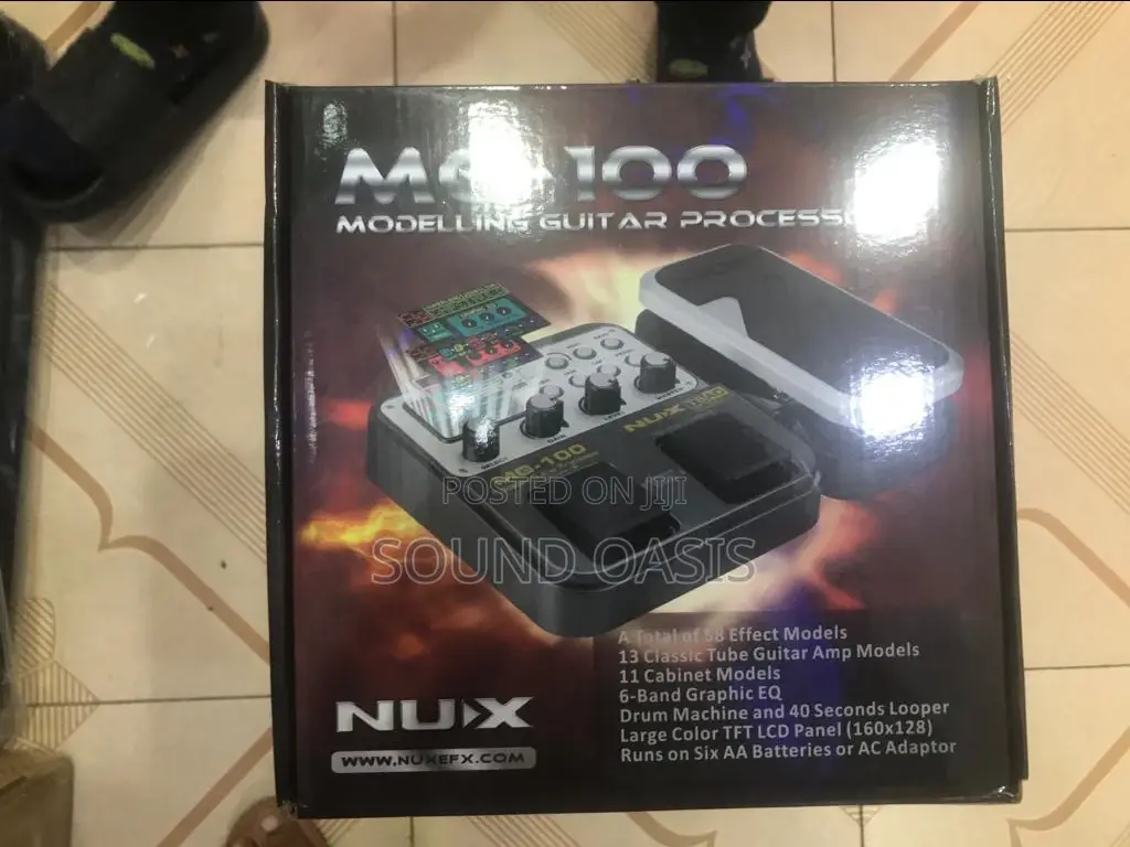 Nux Mg-100 Multi Effects Pedal 56 Drum Rhythms.