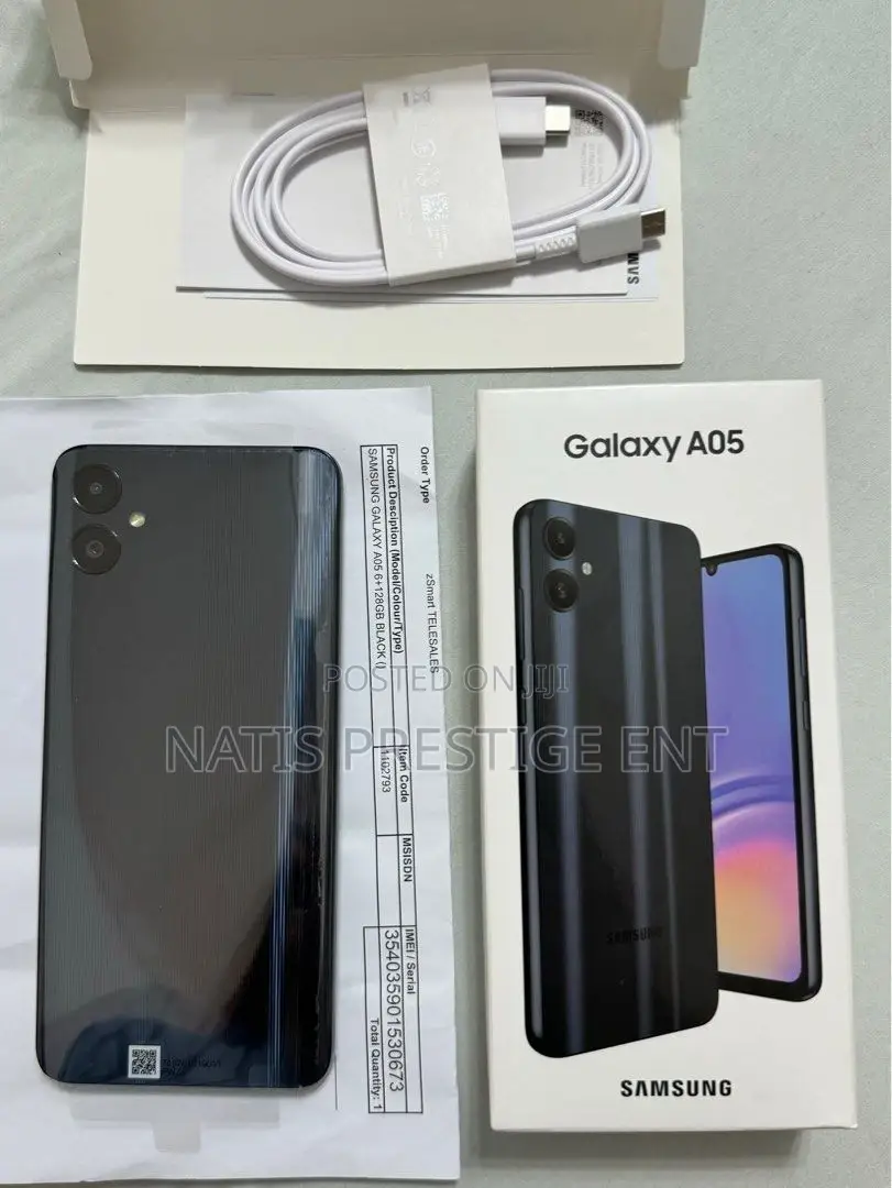 New Samsung Galaxy A05 64 GB Black