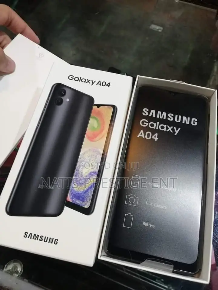 New Samsung Galaxy A04 64 GB Black