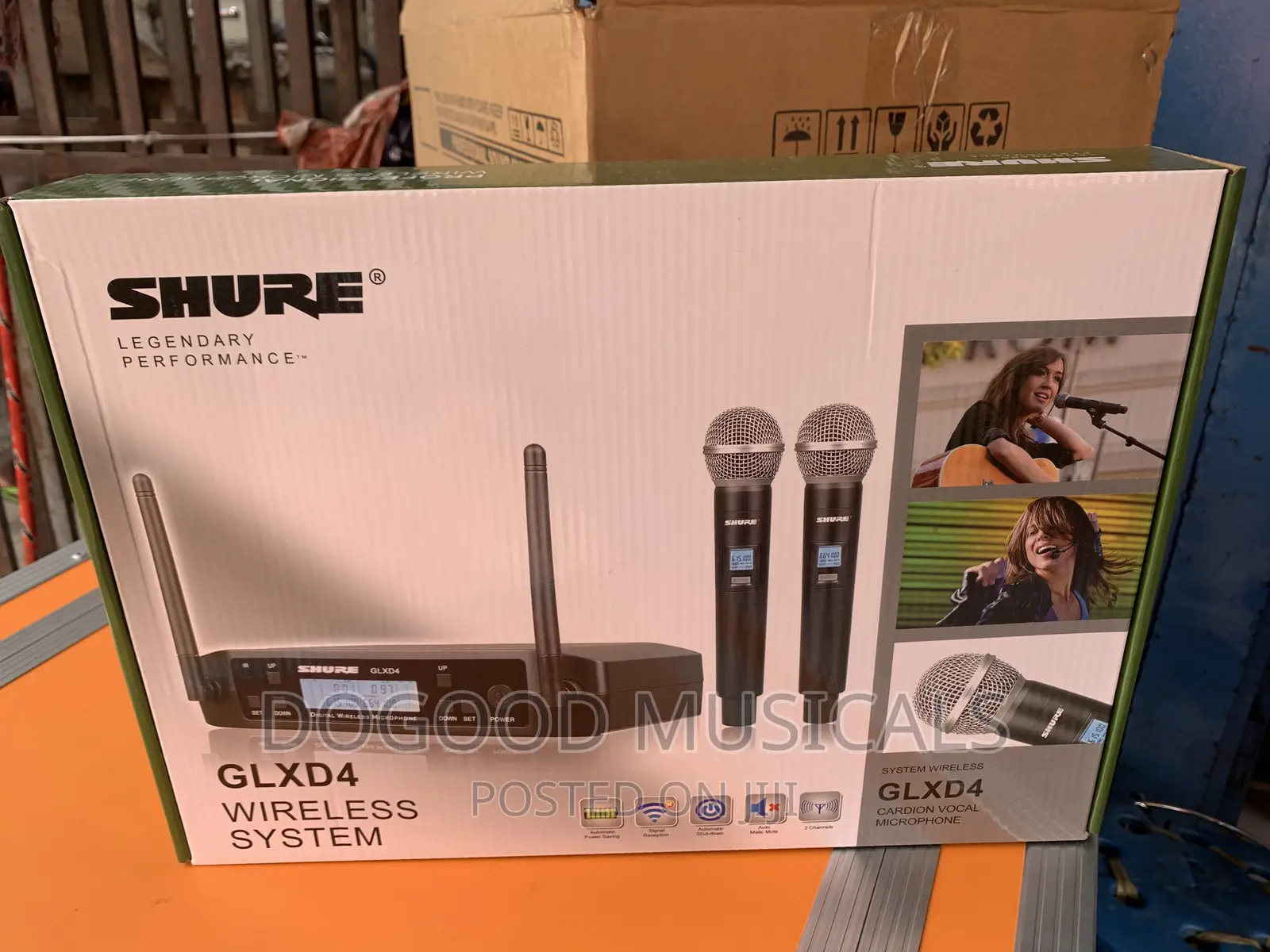 Shure Glxd4 3in1 Wireless Microphone(Lapel,Handheld)