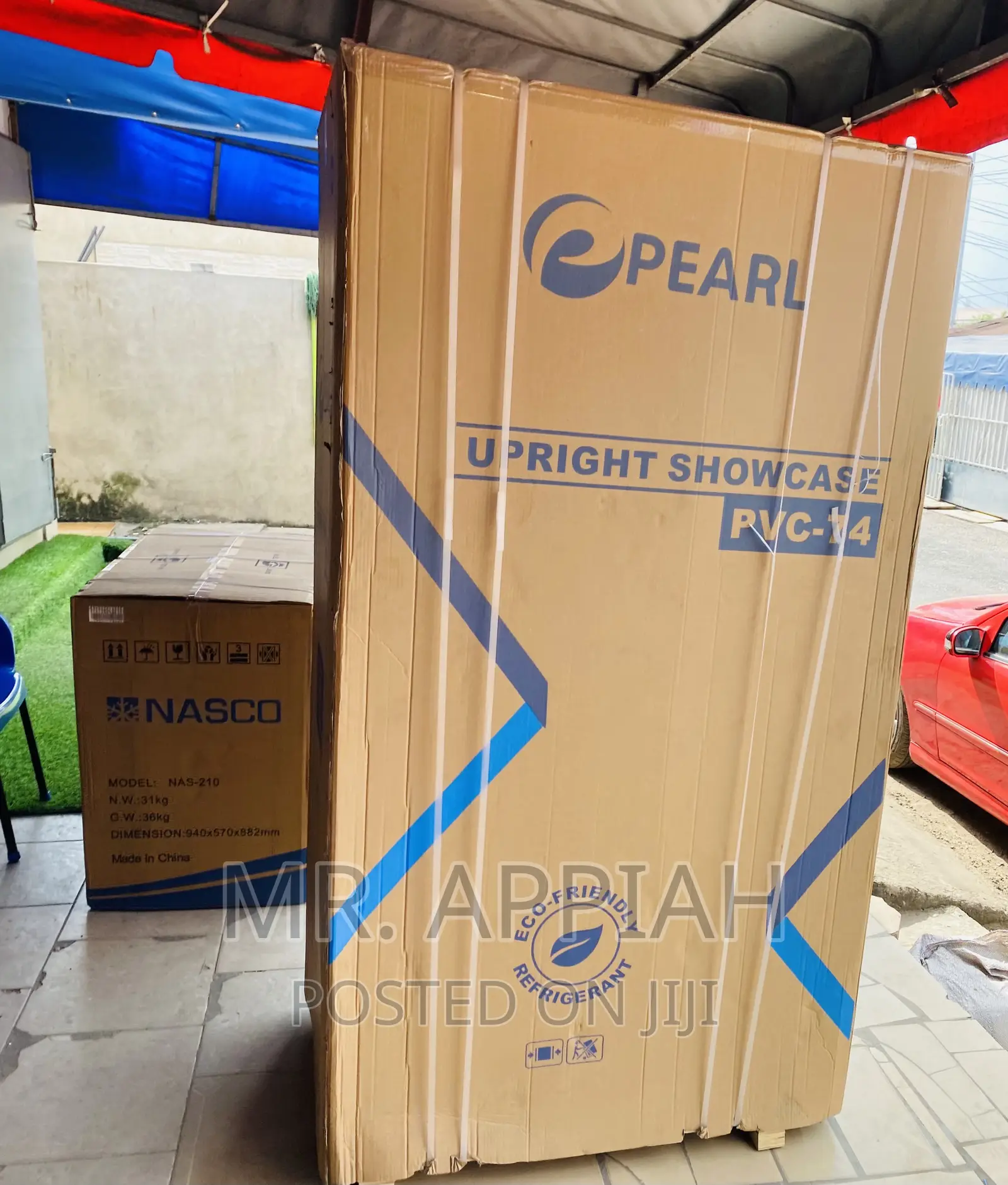 Fast Cooling Pearl PVC-74 2 Door Electric Beverage Cooler.