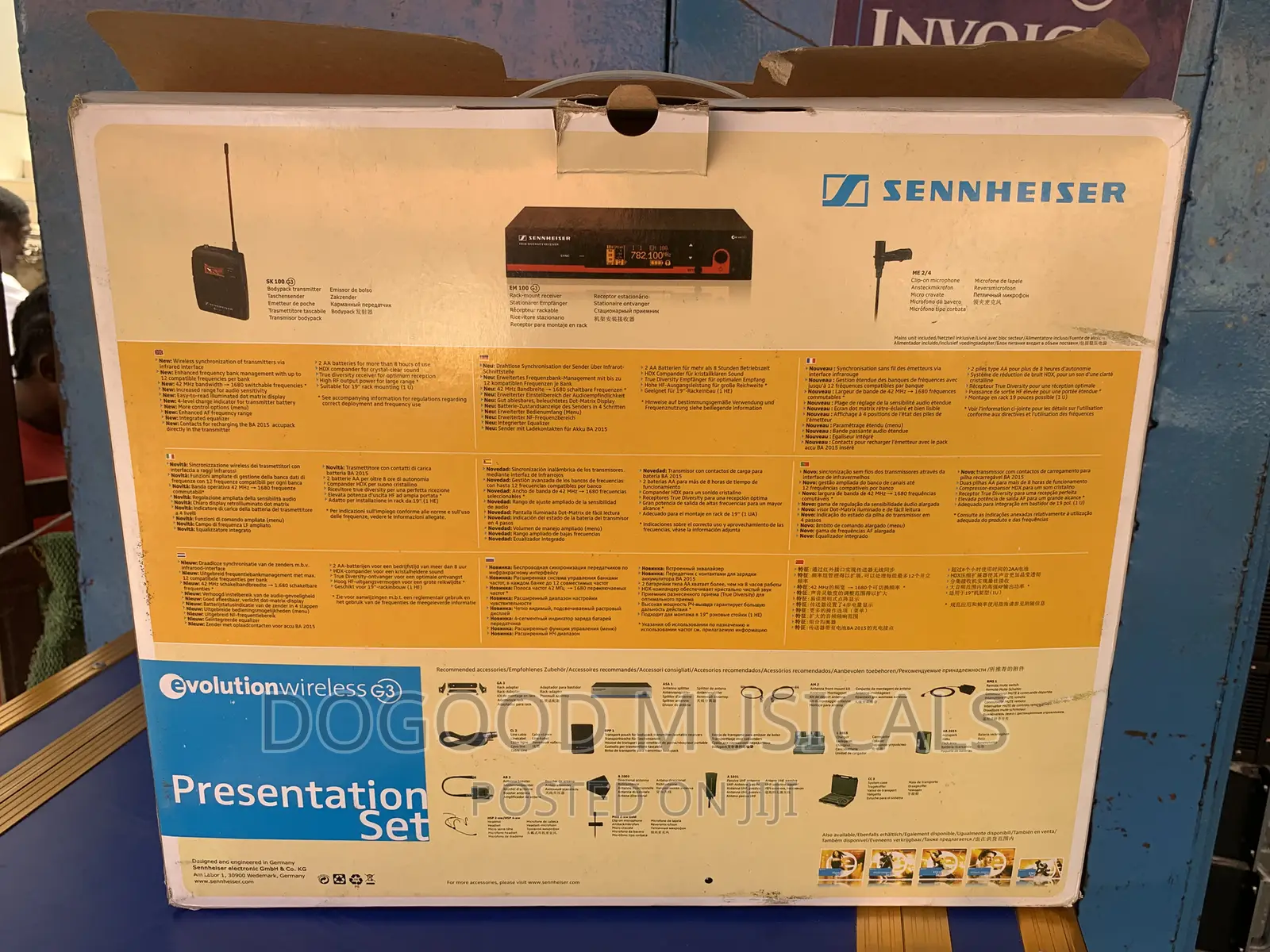 Sennheiser Ew100 G3 (Head)Wireless Microphone