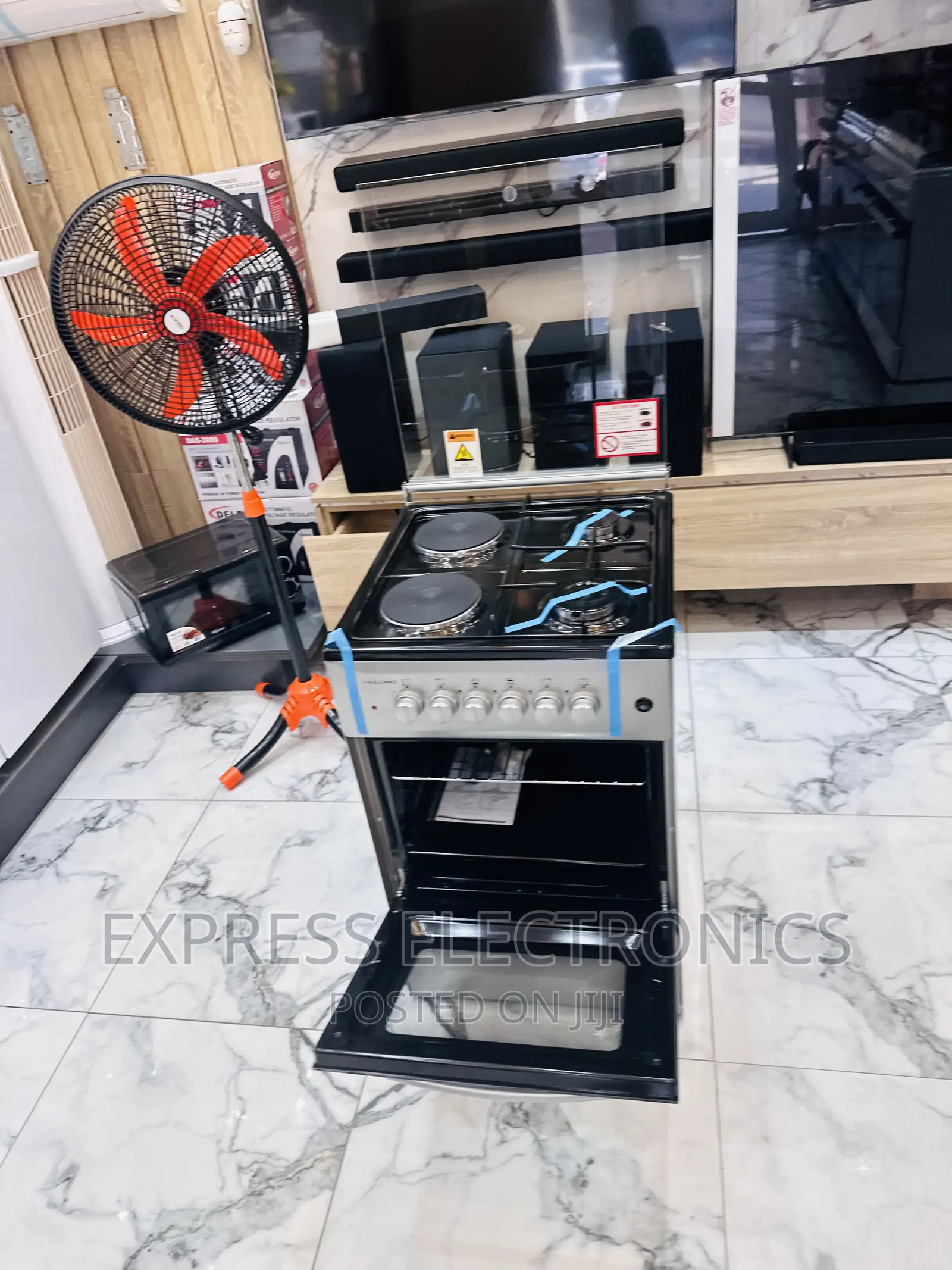 Beautiful  New Gas Electric Stove Ben Grill 2-2 Sliver _