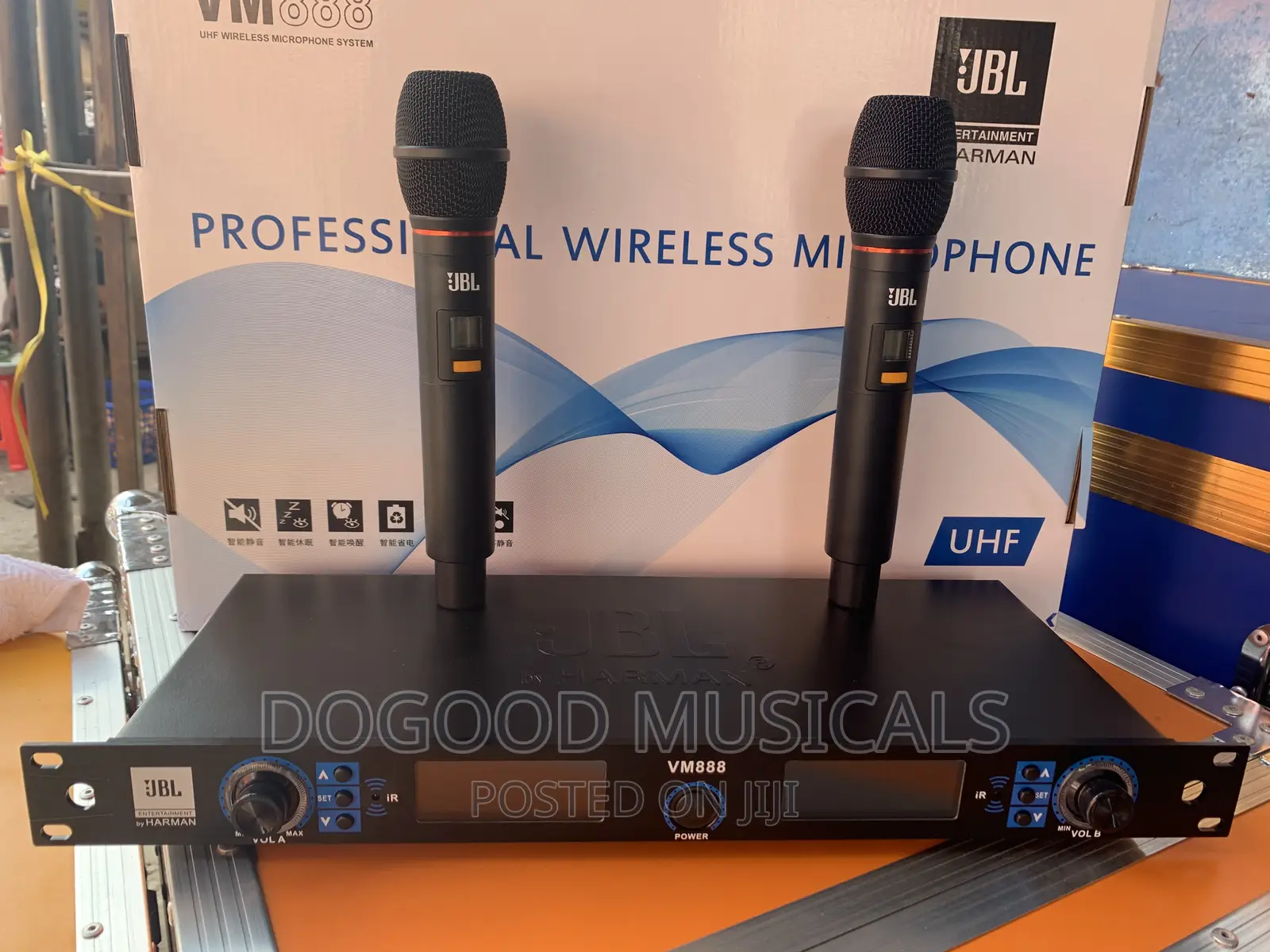 JBL VM888 UHF 2in1 Wireless Microphone