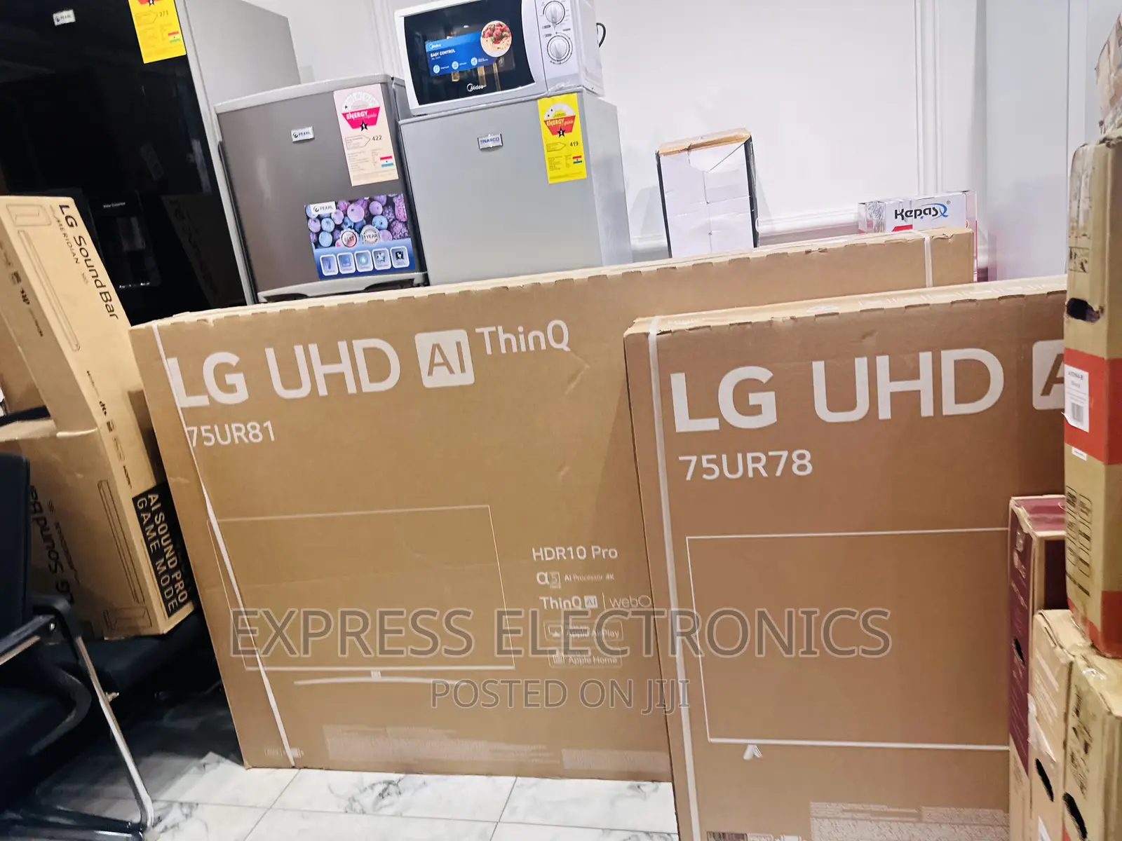 Available Now at 10gig Store UHD Smart Glossy Lg 75”UR78