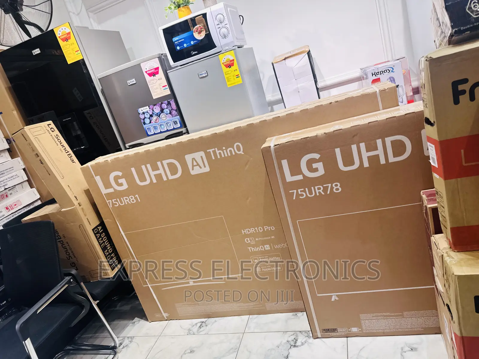 Available Now at 10gig Store UHD Smart Glossy Lg 75”UR78