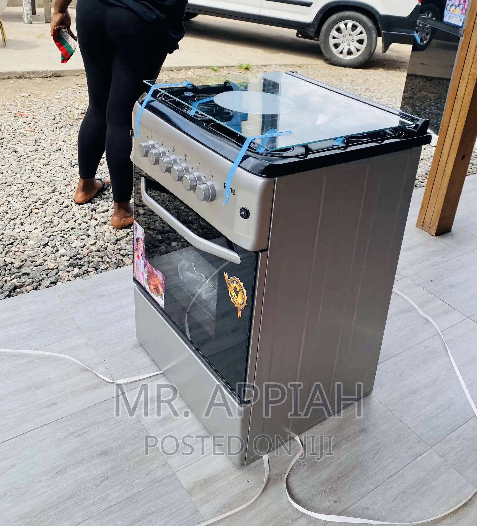 Oven and Grill 4 Gas Burner Ferre 60x60(Gray).