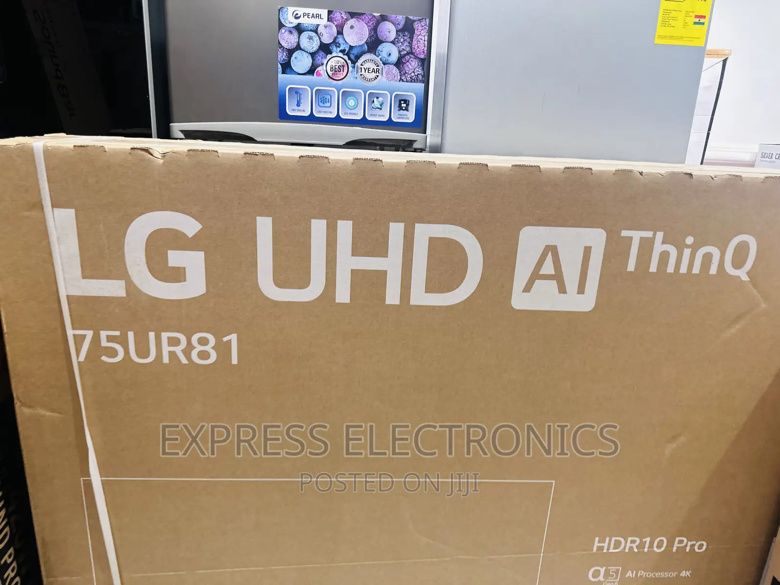 Smart Glossy Slim Sharp Display LG 75”UR78