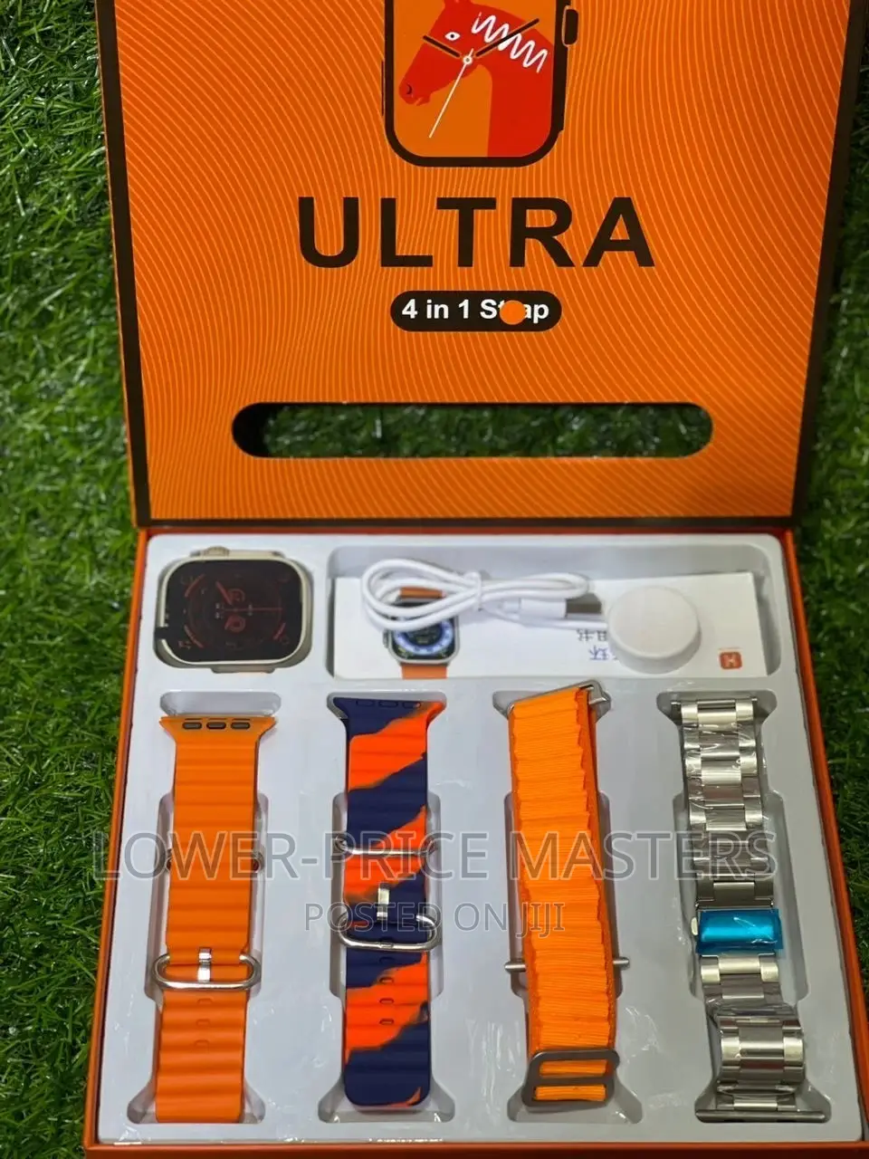 Ultra Watch 8 Smartwatch With 4 in 1 Straps New