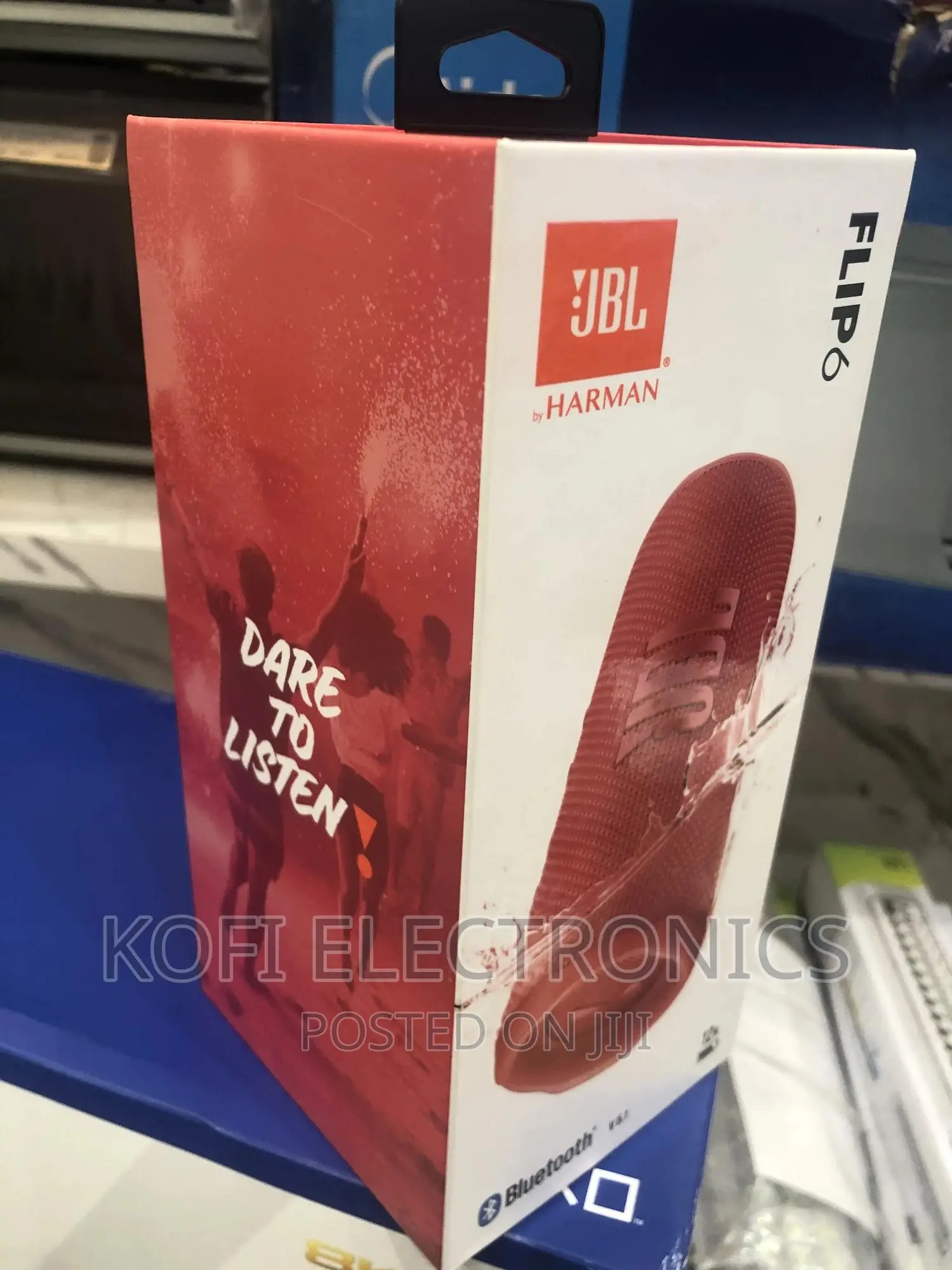 12hrs Play Time JBL Flip 6 - Portable Bluetooth Speaker