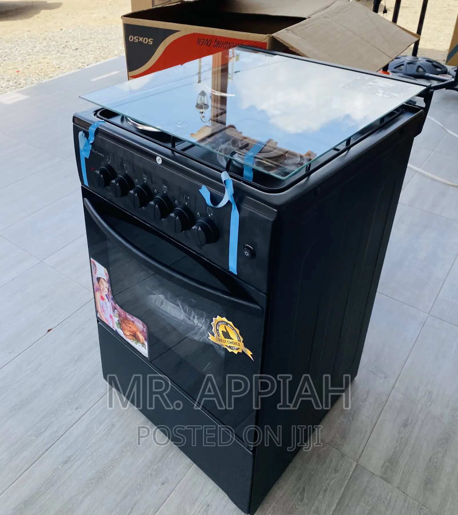 Fabulous Volcano 2 Electric With 2 Gas Burner + Glass Lid.