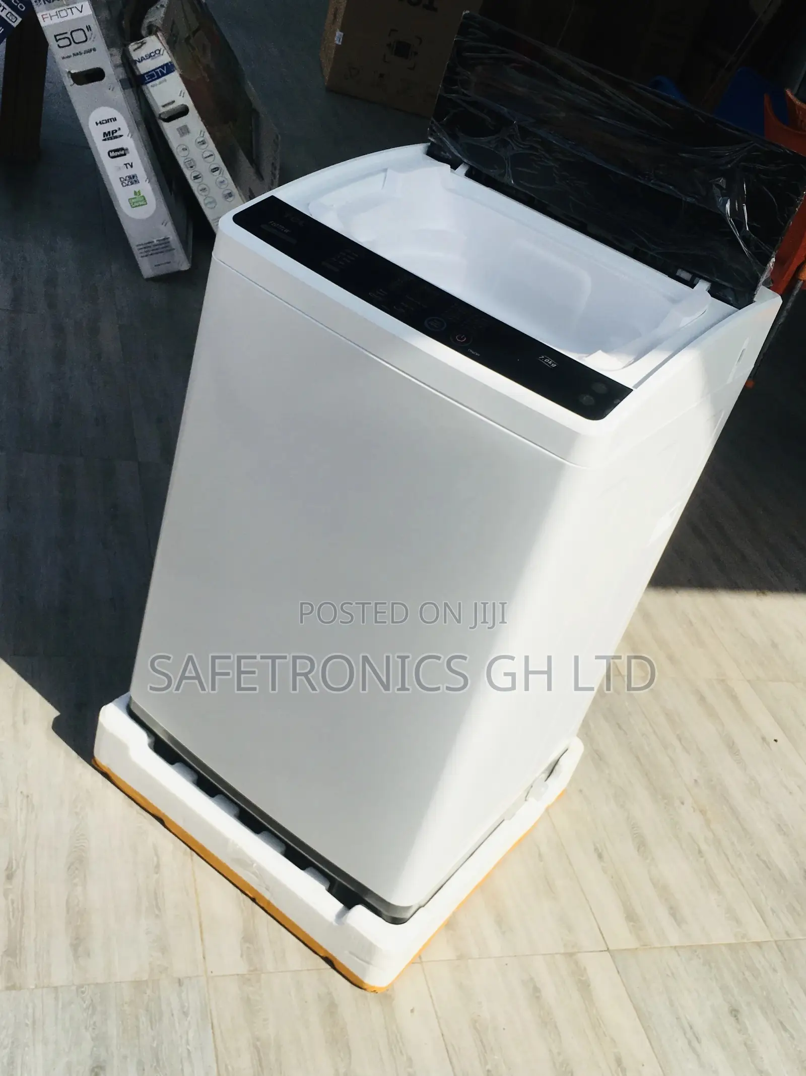 TCL Washingmachine Topload Gray Semiautomatic 7kg Electric